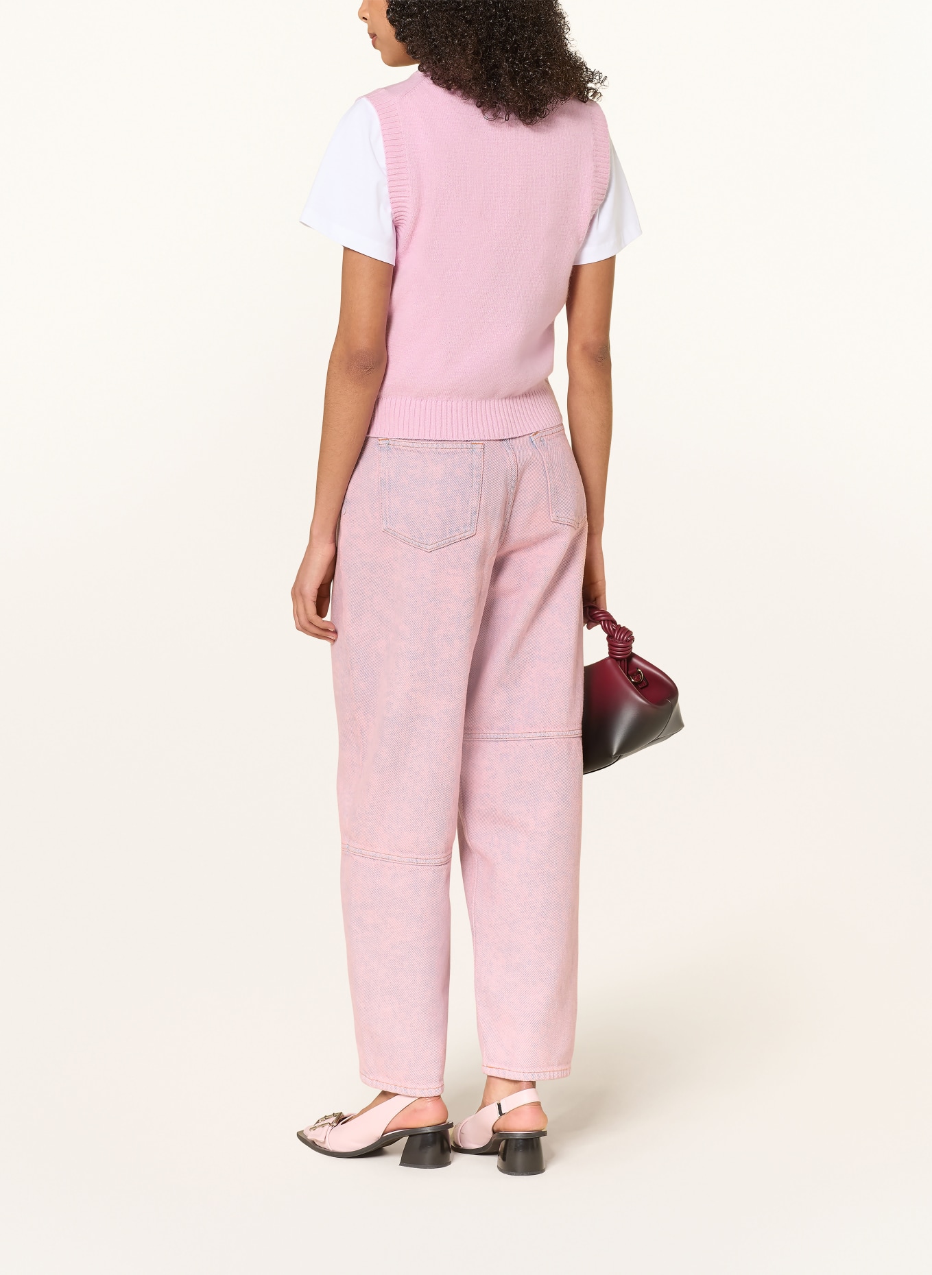 GANNI pull sans manches: ROSE