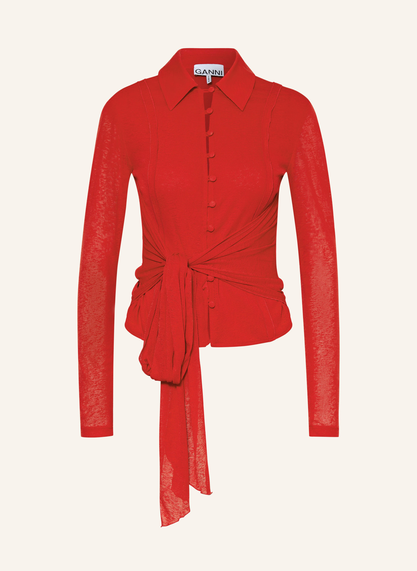 GANNI Hembluse: ROT