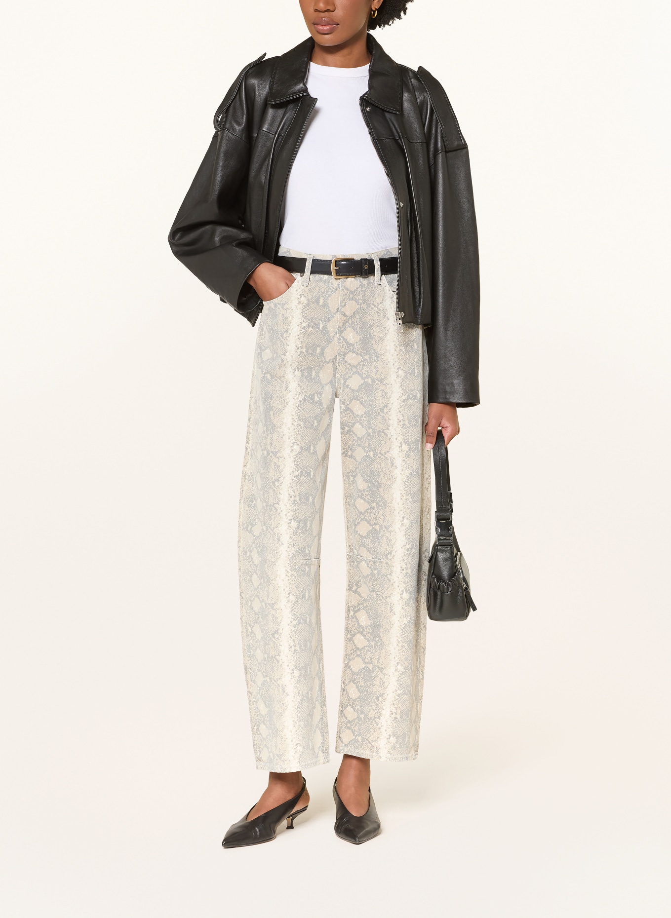 CITIZENS of HUMANITY Barell Jeans MIRO: PYTHO PYTHON (SNAKE PRINT)