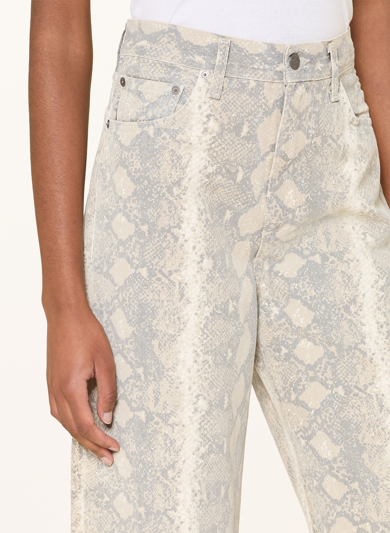 CITIZENS of HUMANITY Barell Jeans MIRO: PYTHO PYTHON (SNAKE PRINT)