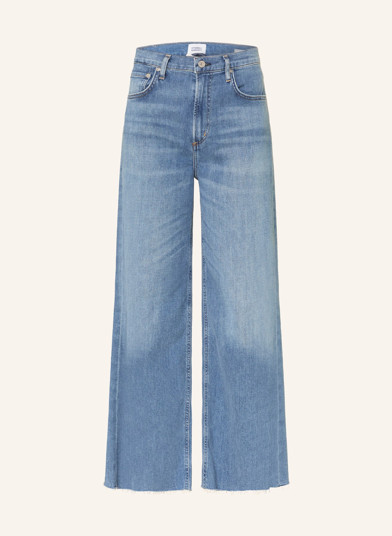 CITIZENS of HUMANITY Wide Leg Jeans LYRA CROP: verve (md indigo)