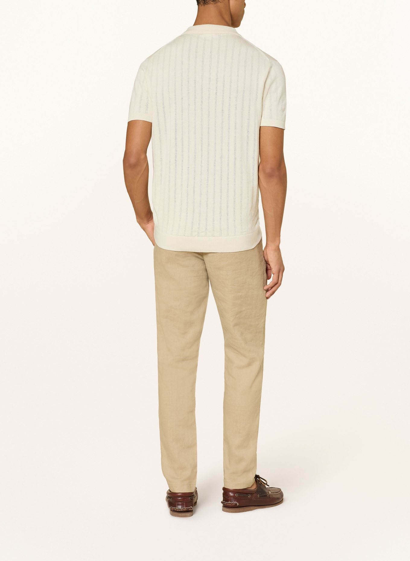 PAUL Strickhemd Slim Fit: ECRU