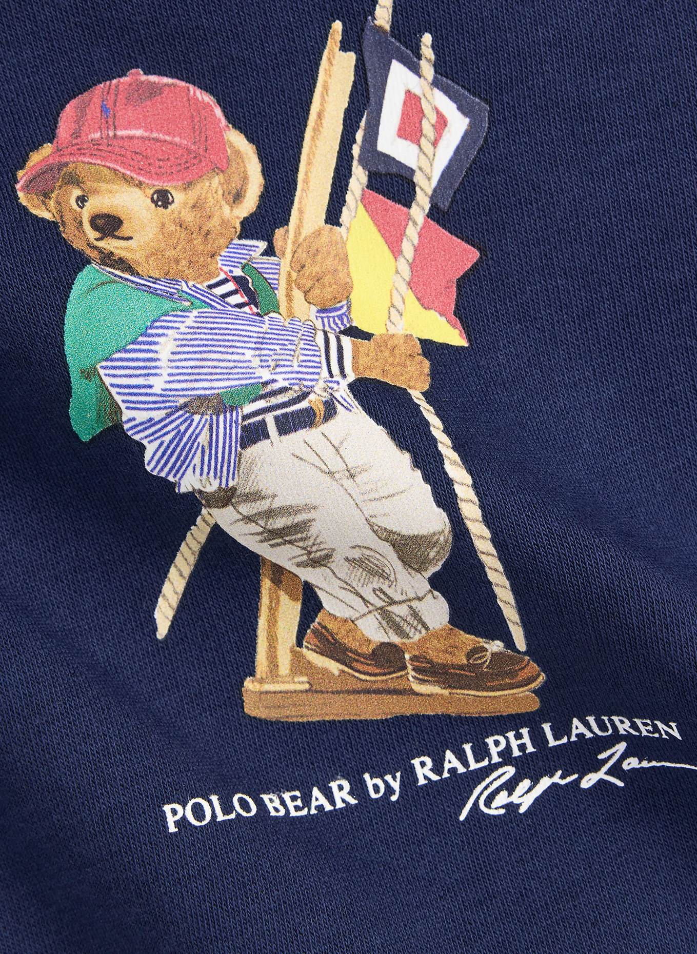 POLO RALPH LAUREN Sweatshirt: DONKERBLAUW / ROOD / GROEN