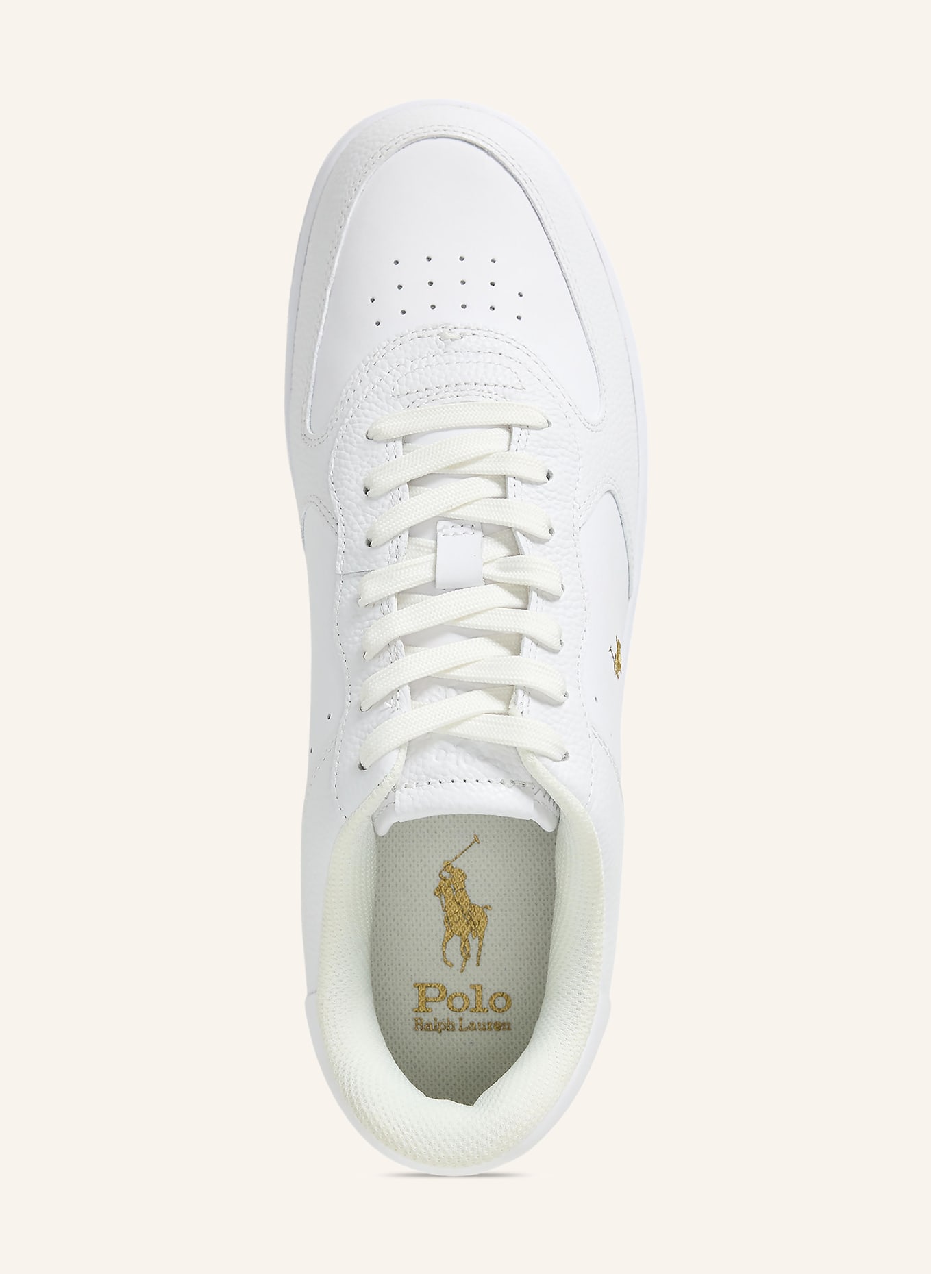 POLO RALPH LAUREN Sneaker: WEISS