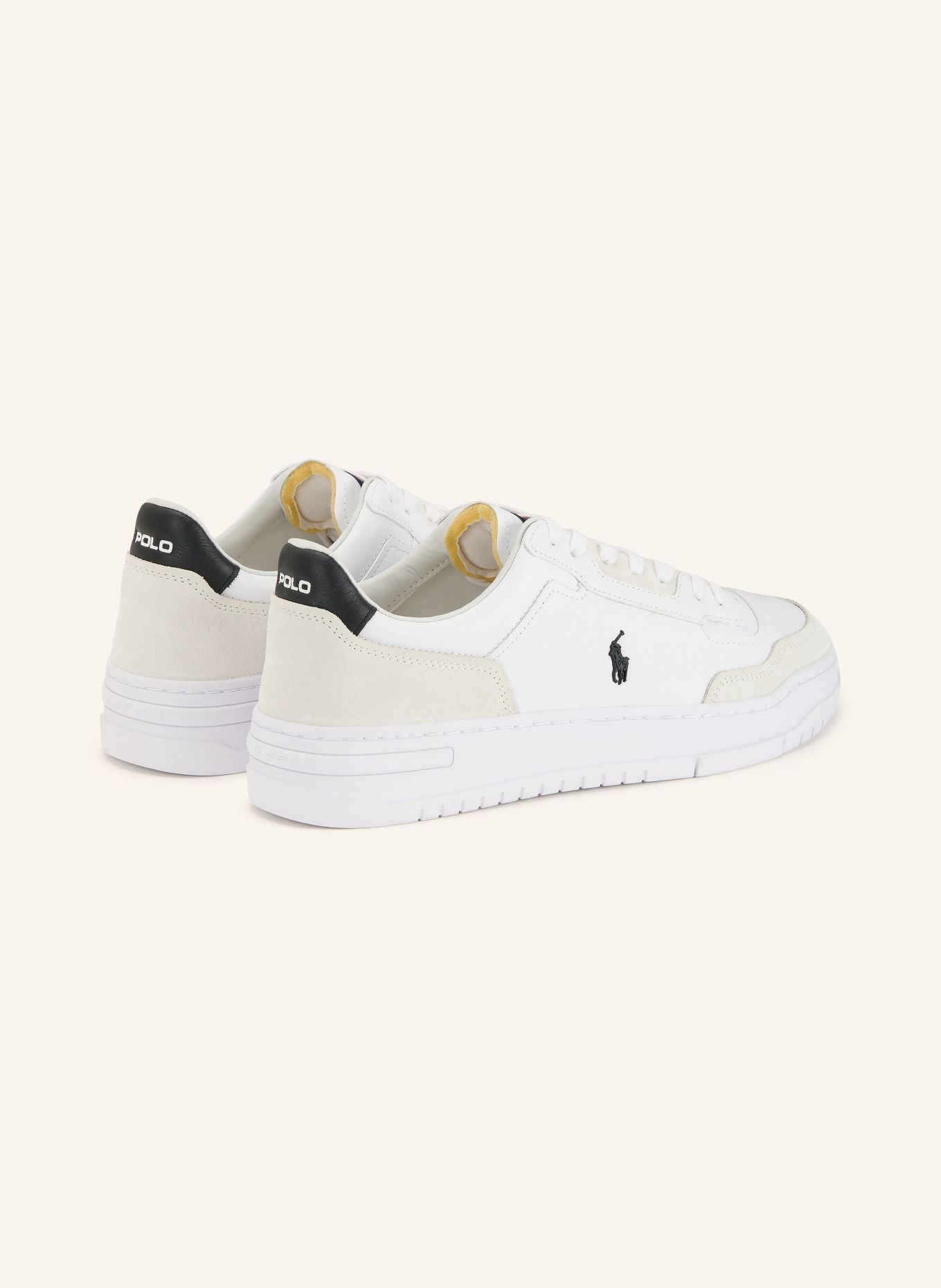 POLO RALPH LAUREN baskets: BLANC