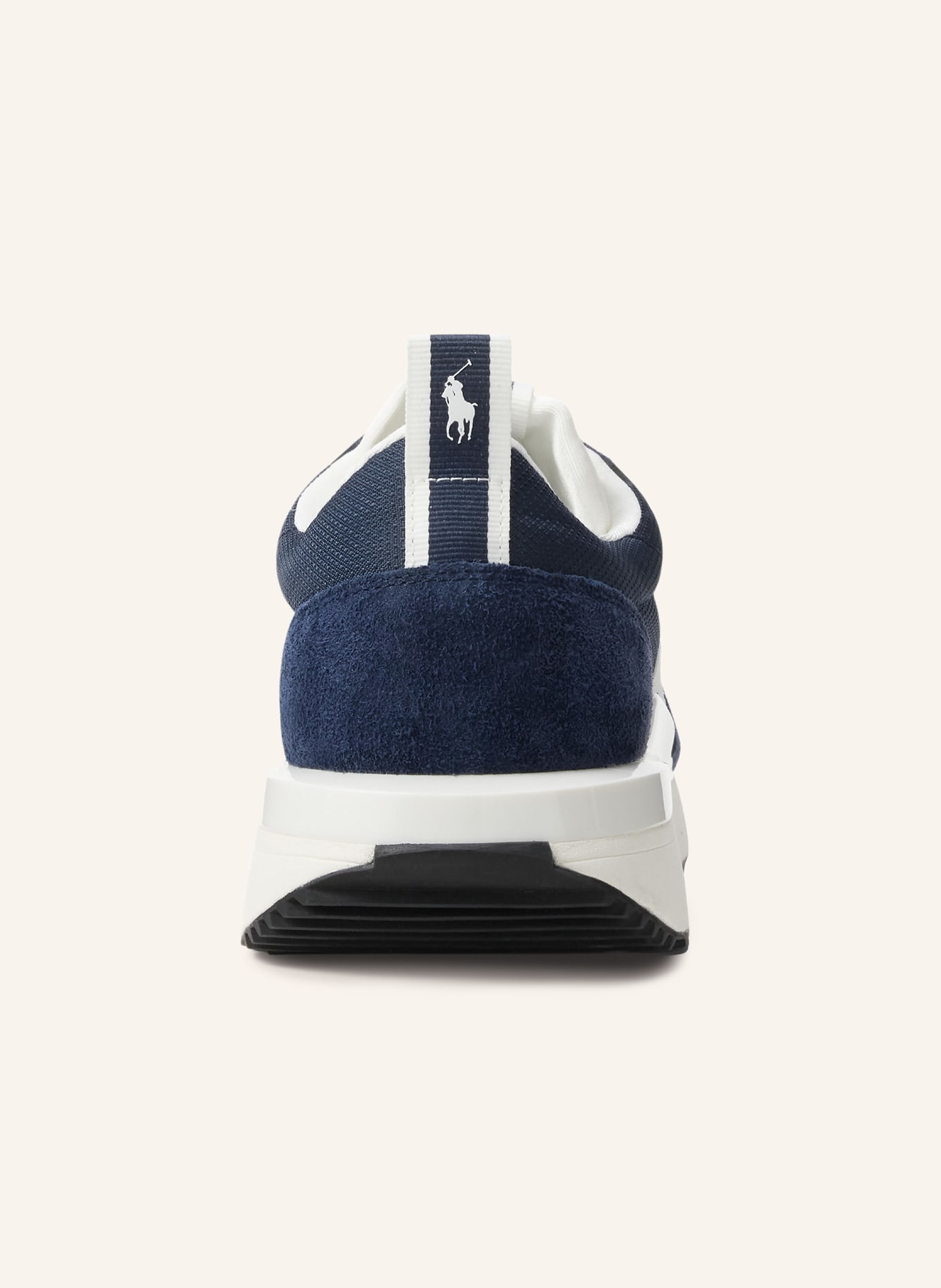 POLO RALPH LAUREN baskets: BLEU FONCÉ / BLANC