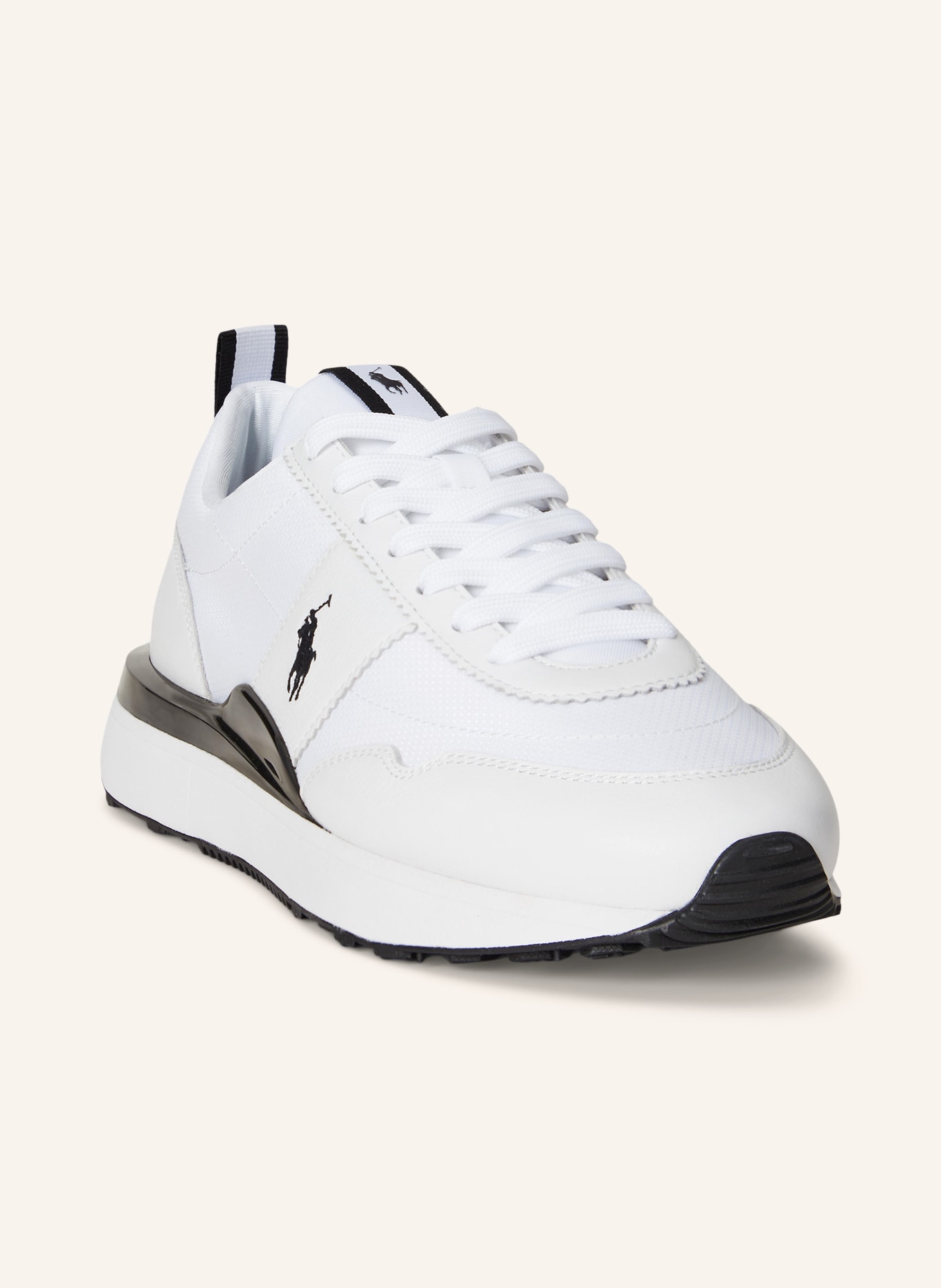 POLO RALPH LAUREN Sneaker TRAIN 89: WIT / ZWART