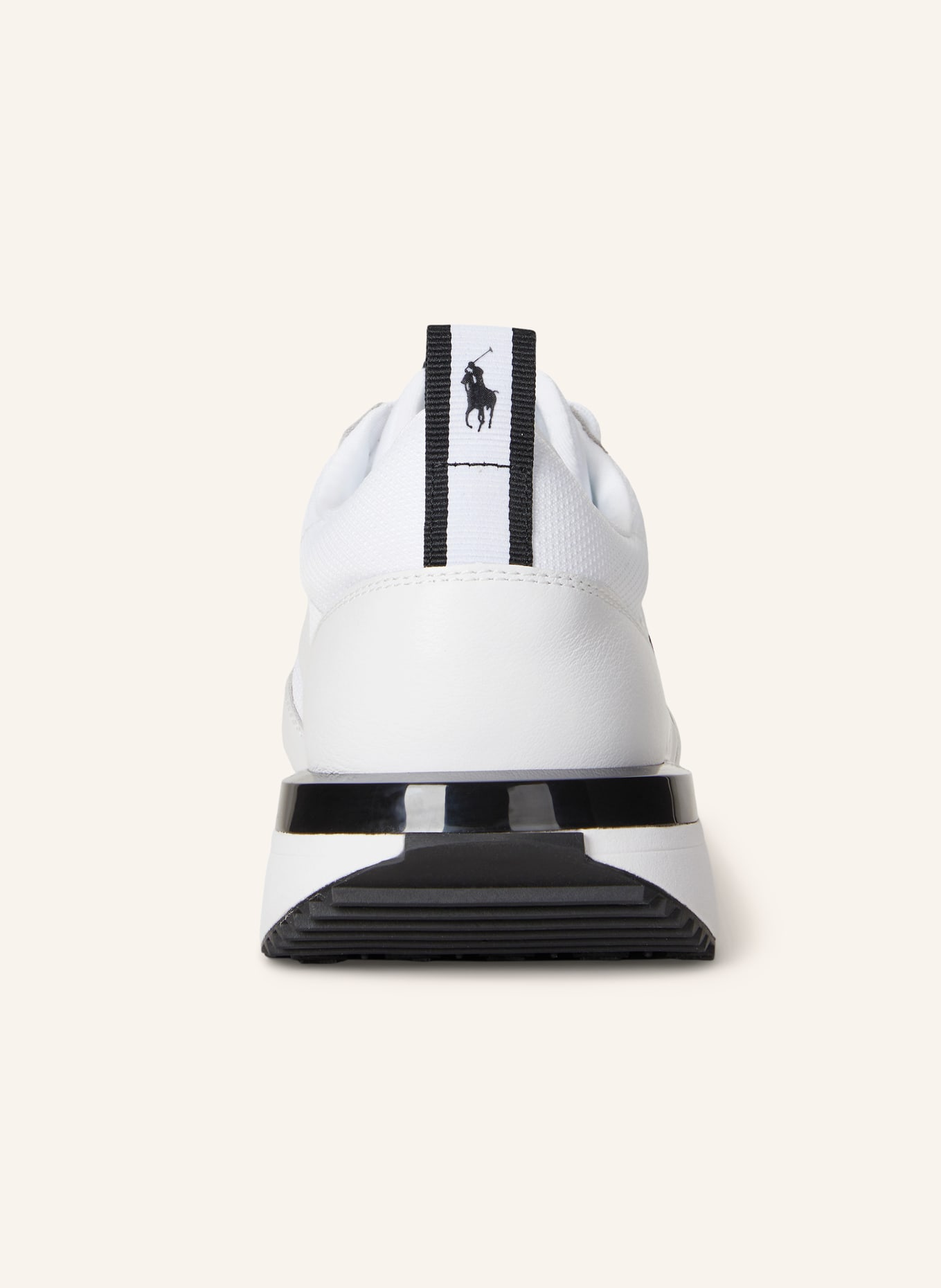 POLO RALPH LAUREN Sneaker TRAIN 89: WIT / ZWART