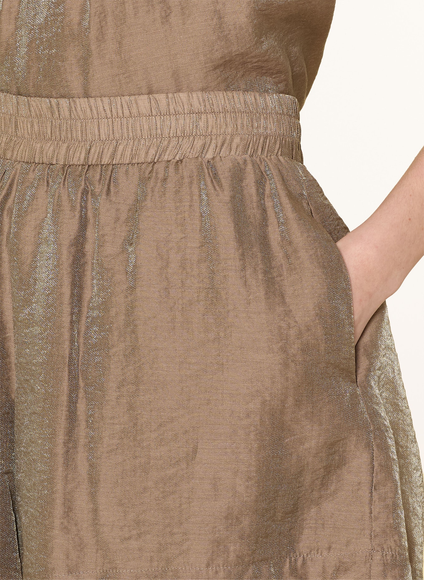 ELEH shorts: TAUPE