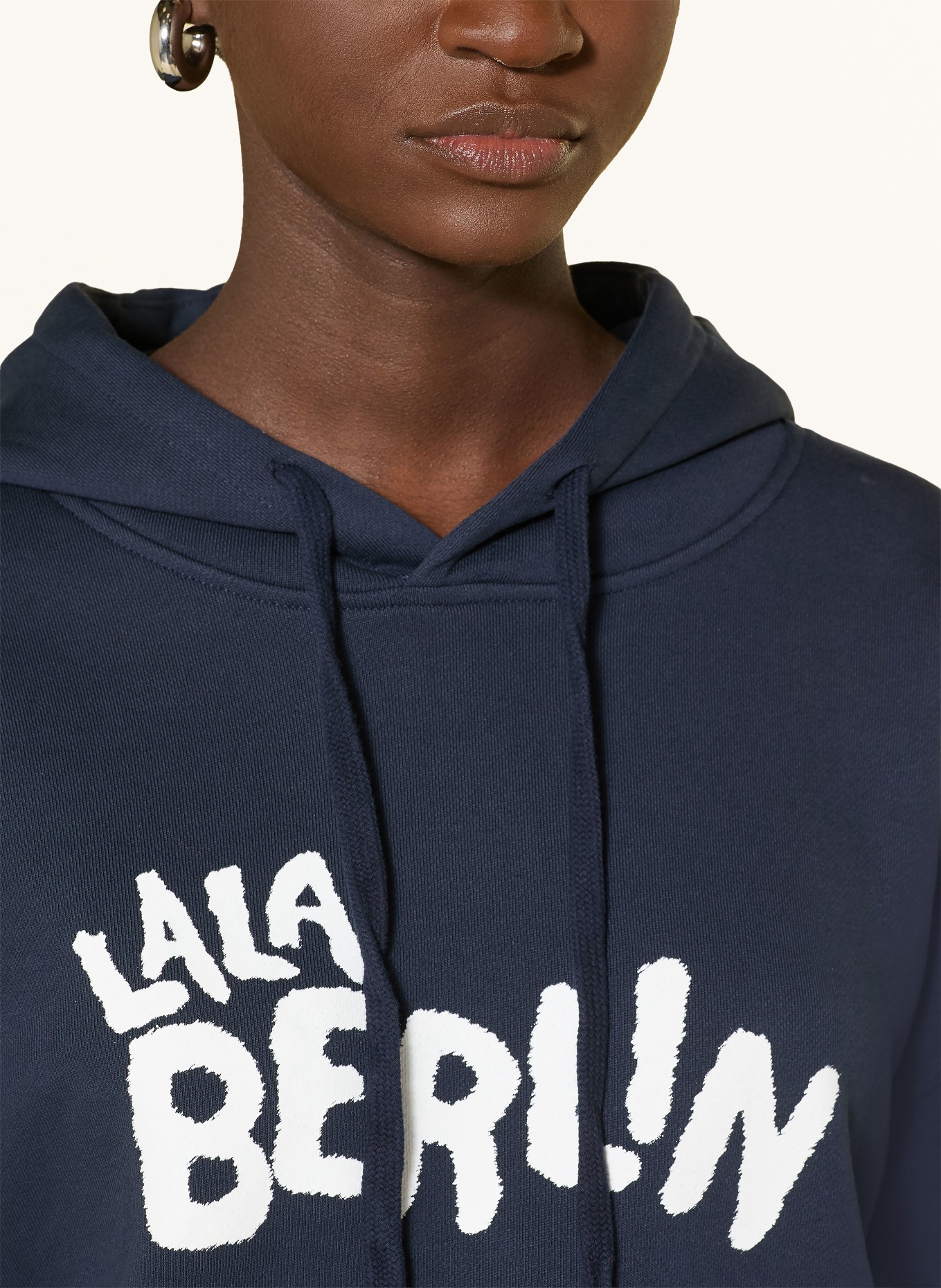 Lala Berlin Hoodie HEDY: DUNKELBLAU