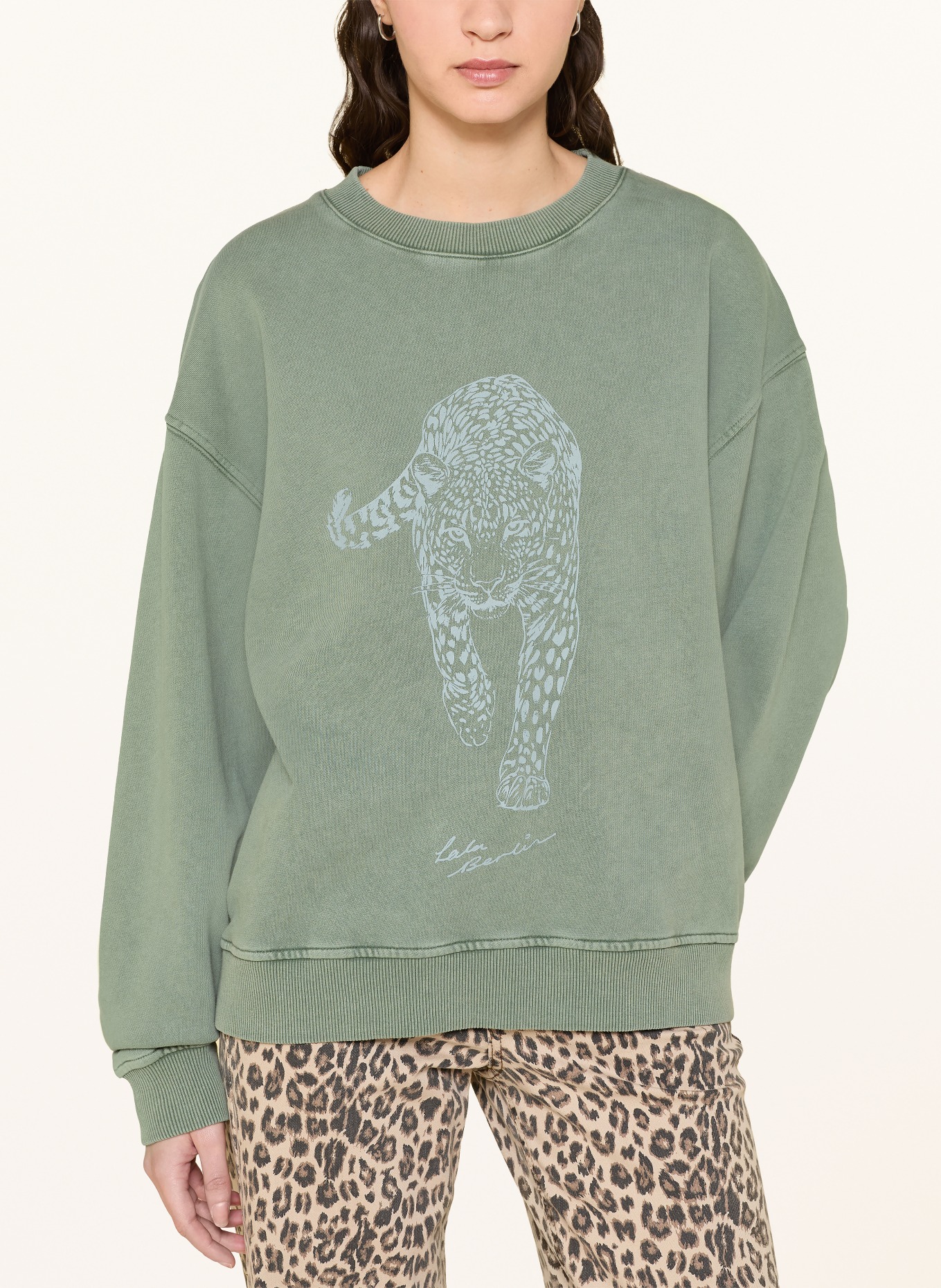 Lala Berlin Sweatshirt SOMA: OLIV