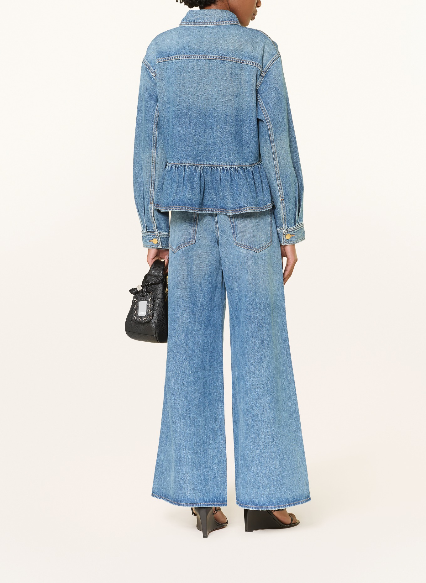 ULLA JOHNSON Wide Leg Jeans ZEPHYR: DNBMI DANUBE