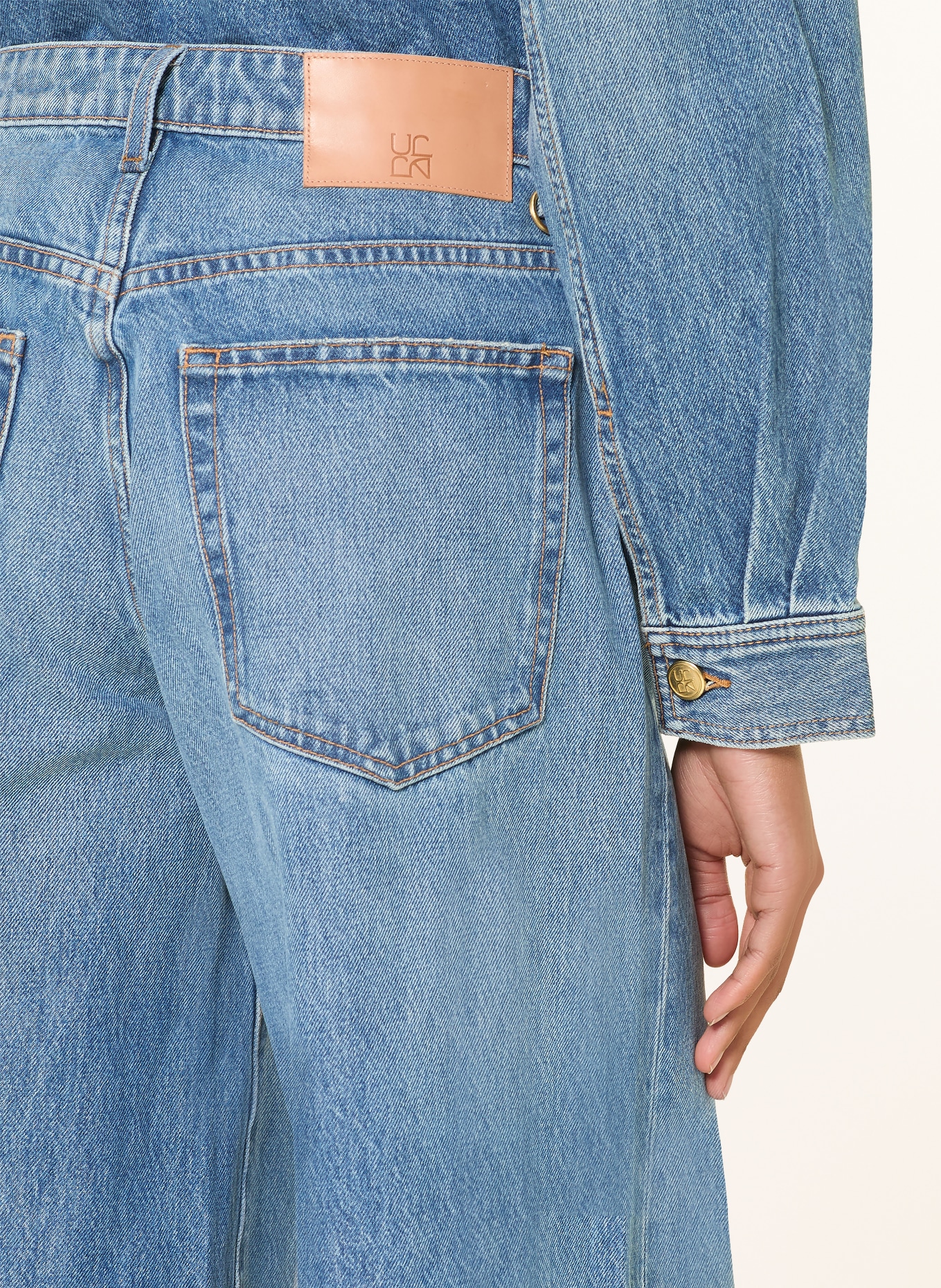 ULLA JOHNSON Wide Leg Jeans ZEPHYR: DNBMI DANUBE