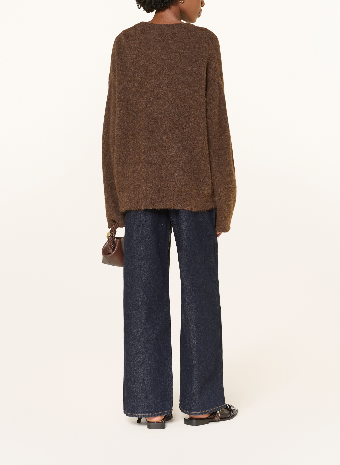 GANNI Rovné džíny: 077 Rinse