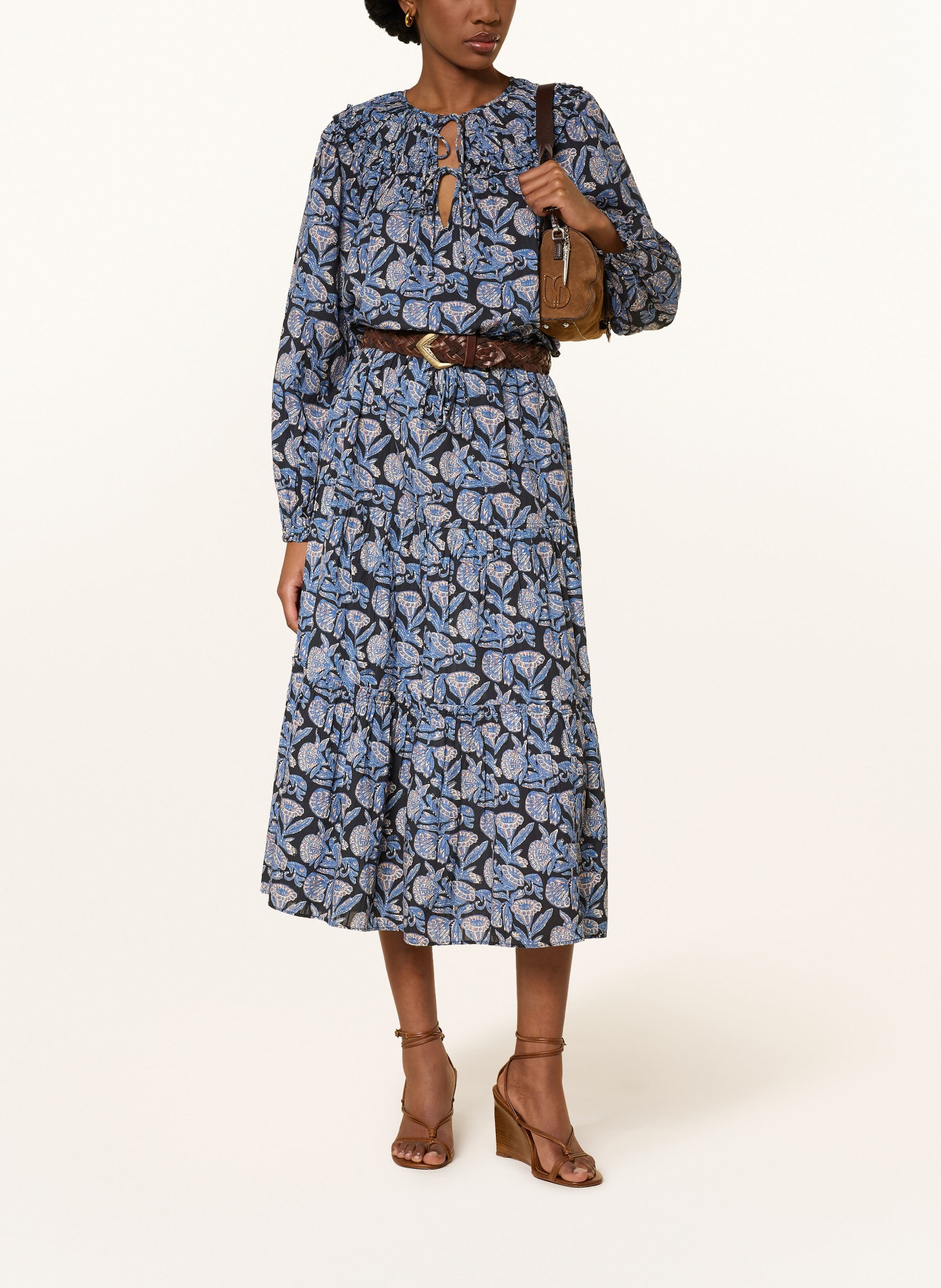 ULLA JOHNSON Rock NESSA: DONKERBLAUW / BLAUW