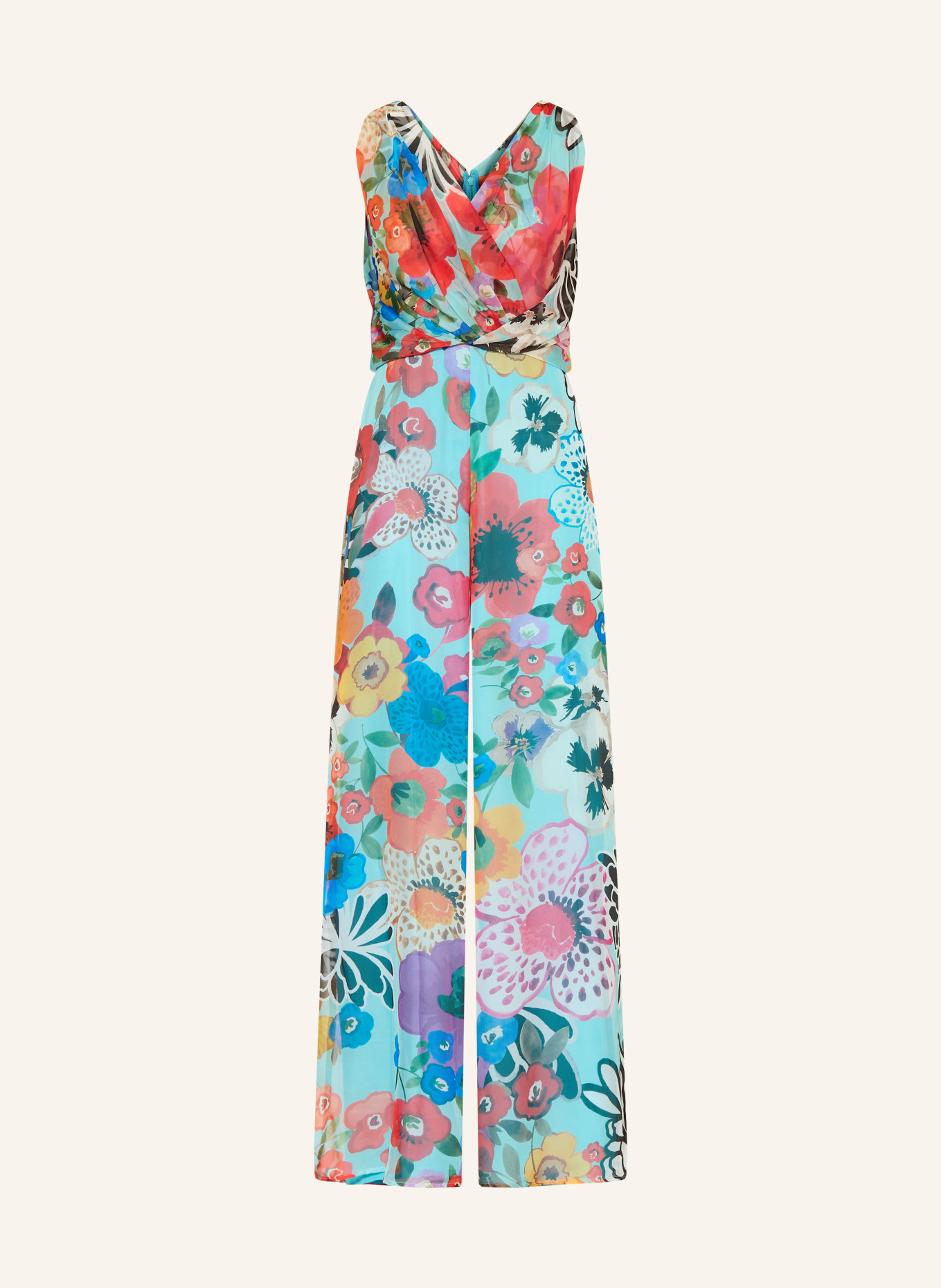 TALBOT RUNHOF kombinezon: TURKUSOWY / KREMOWY / CZERWONY