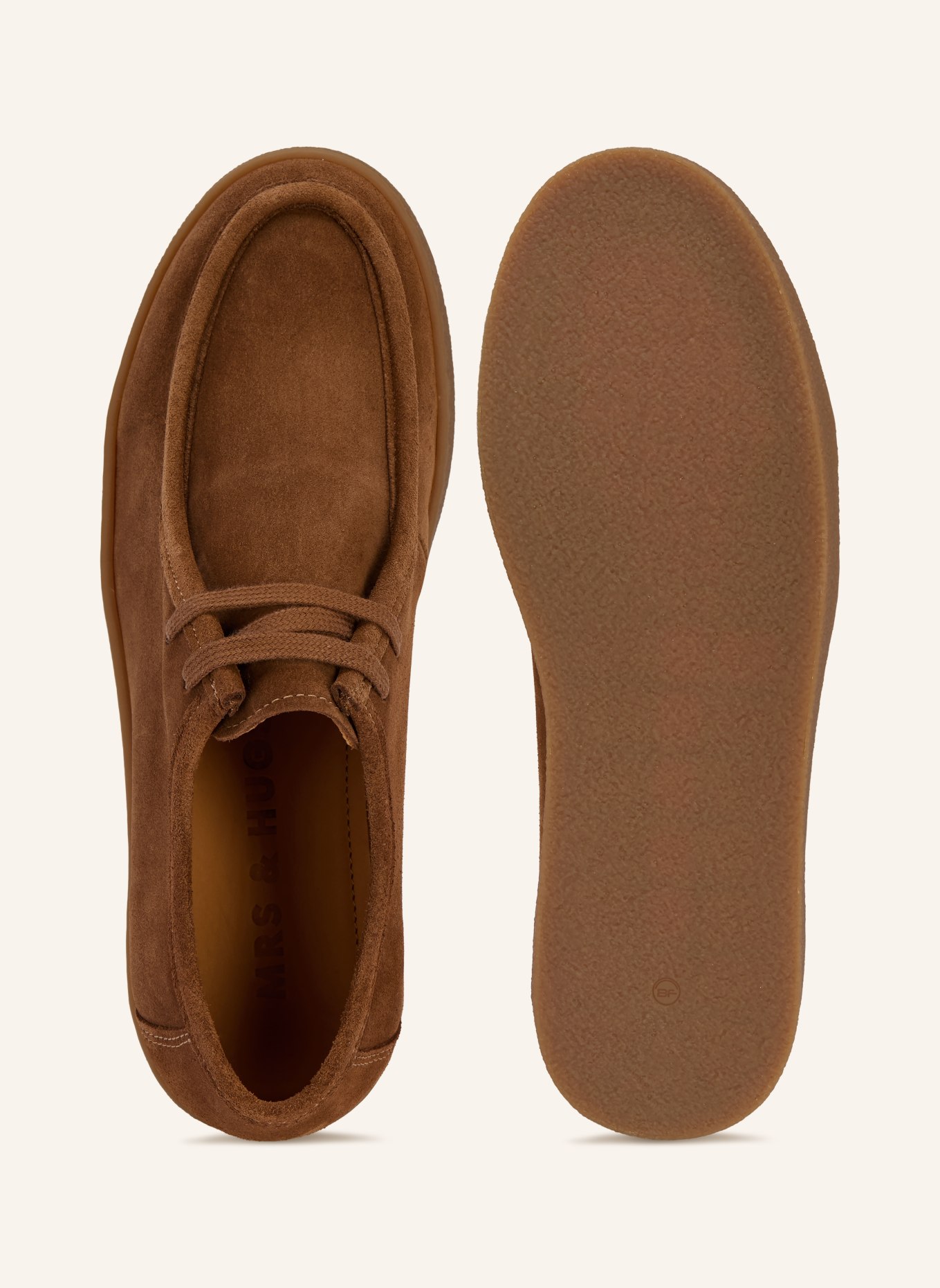 MRS & HUGS mocassin: MARRON