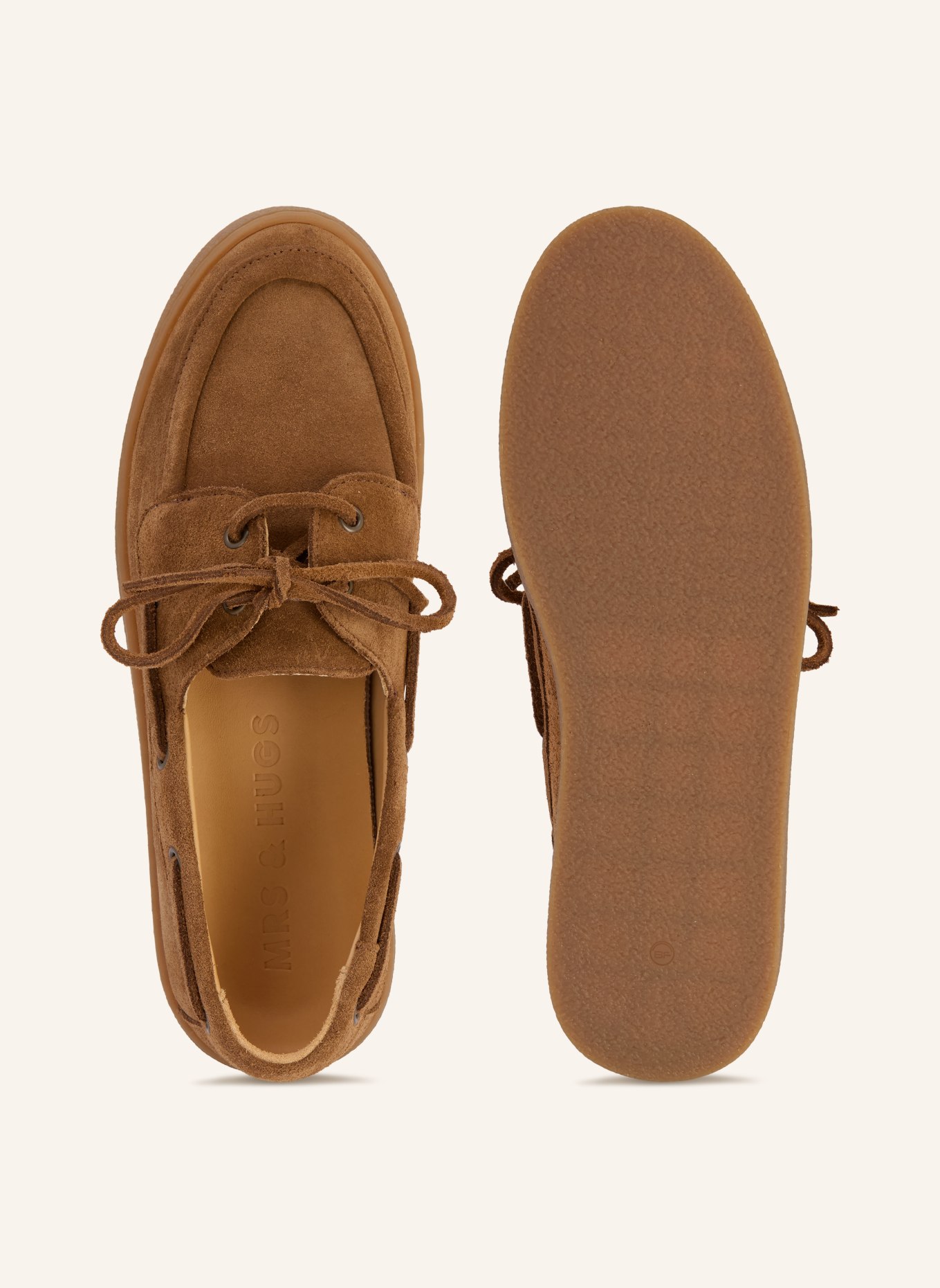 MRS & HUGS Bootsschuhe: COGNAC