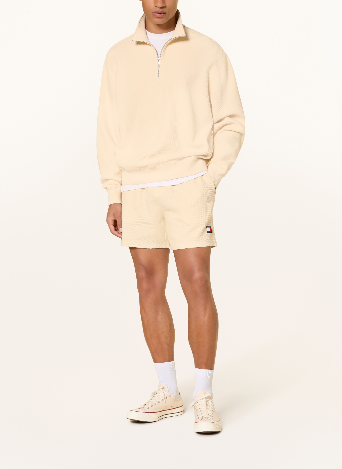 TOMMY JEANS Piqué-Troyer: CREME