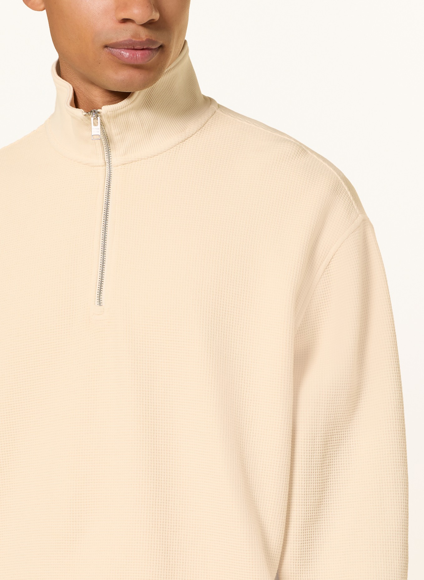 TOMMY JEANS Piqué-Troyer: CREME