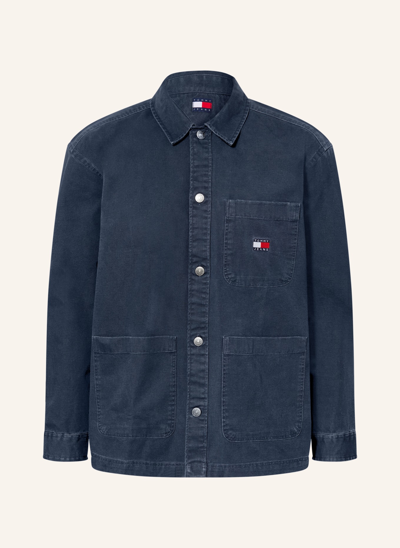 TOMMY JEANS Overjacket: DUNKELBLAU