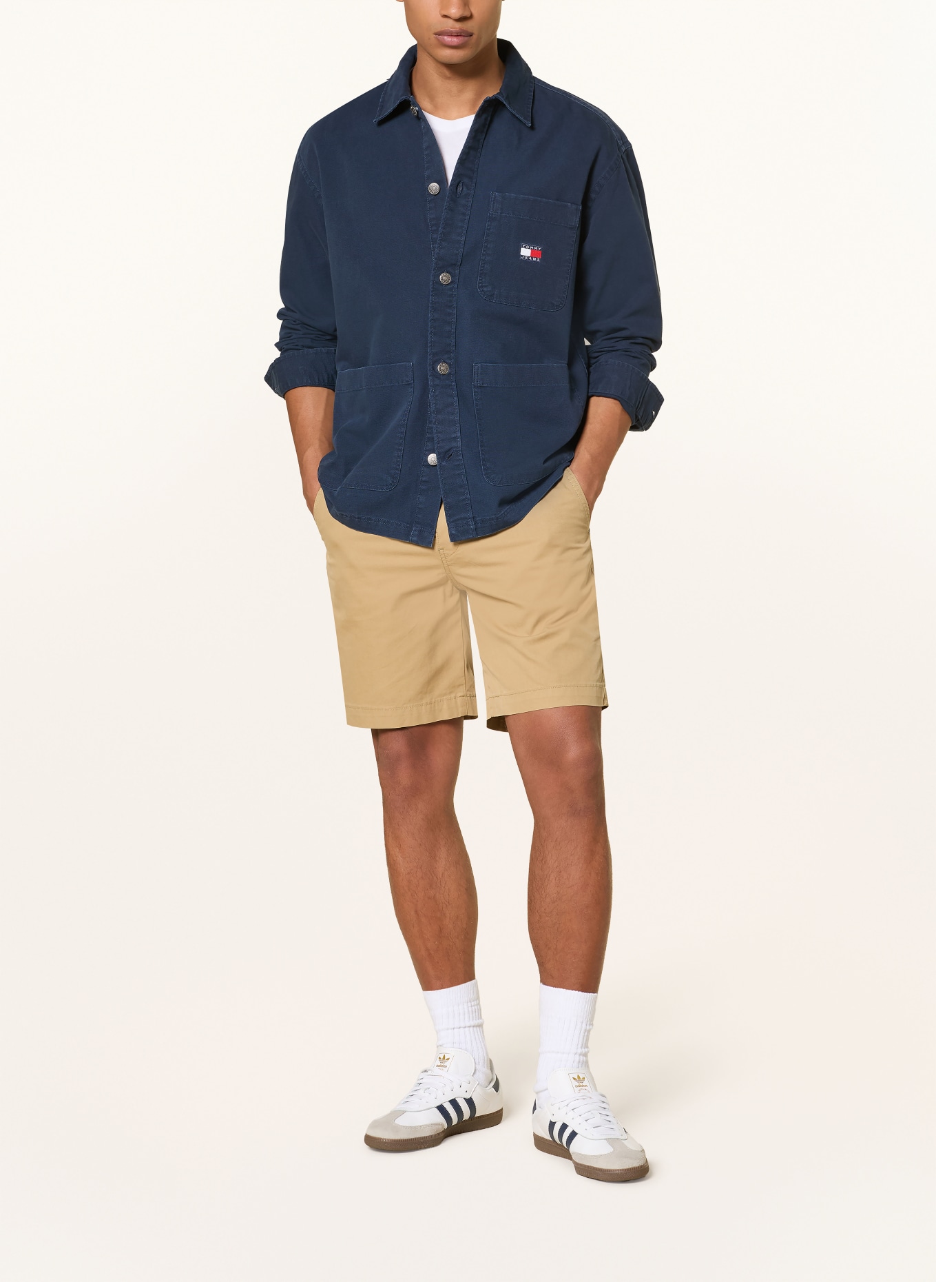 TOMMY JEANS Overjacket: DUNKELBLAU