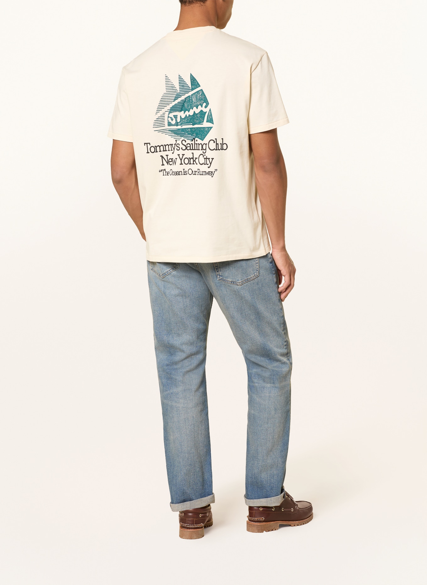 TOMMY JEANS T-shirt: CREAM