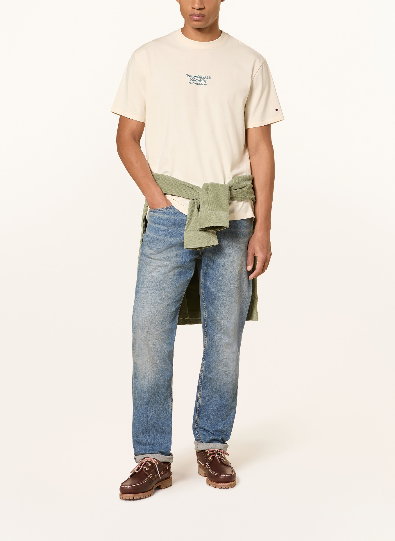 TOMMY JEANS T-shirt: CREAM