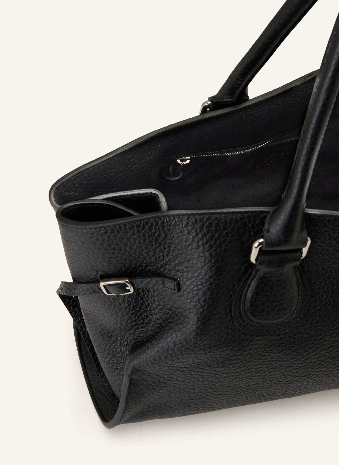 RADICA STUDIO Shopper LA MAMMA MAXI: SCHWARZ / SILBER