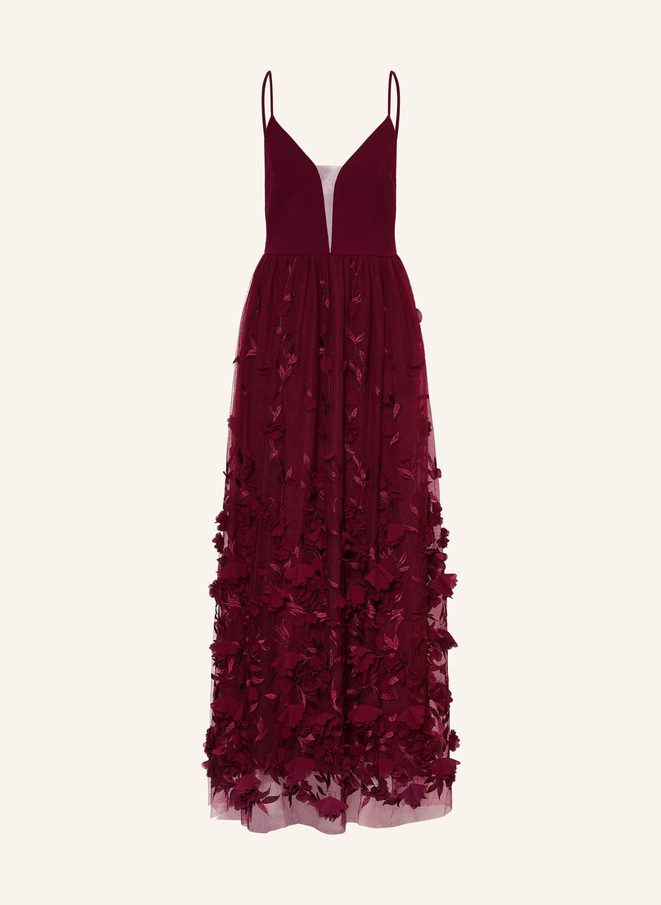 APART evening gown: DARK RED