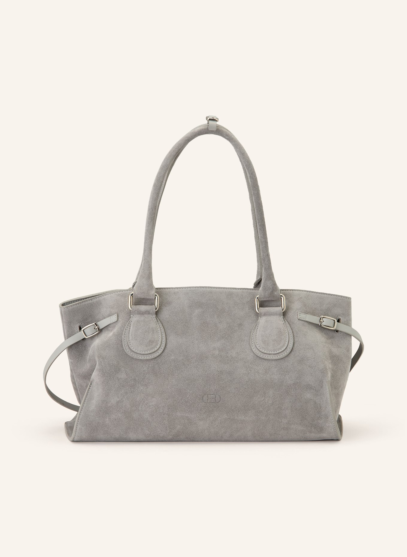 RADICA STUDIO Shopper LA MAMMA MIDI: HELLGRAU / SILBER
