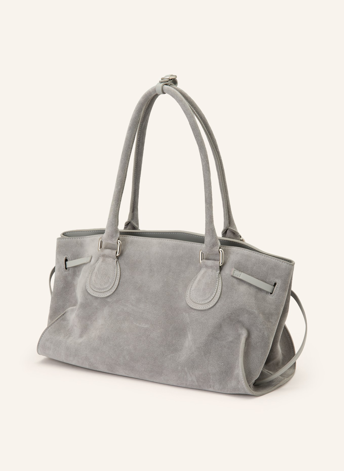 RADICA STUDIO Shopper LA MAMMA MIDI: HELLGRAU / SILBER