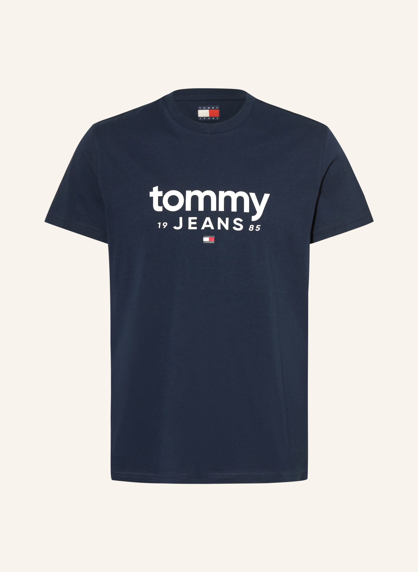 TOMMY JEANS T-Shirt: DUNKELBLAU / WEISS