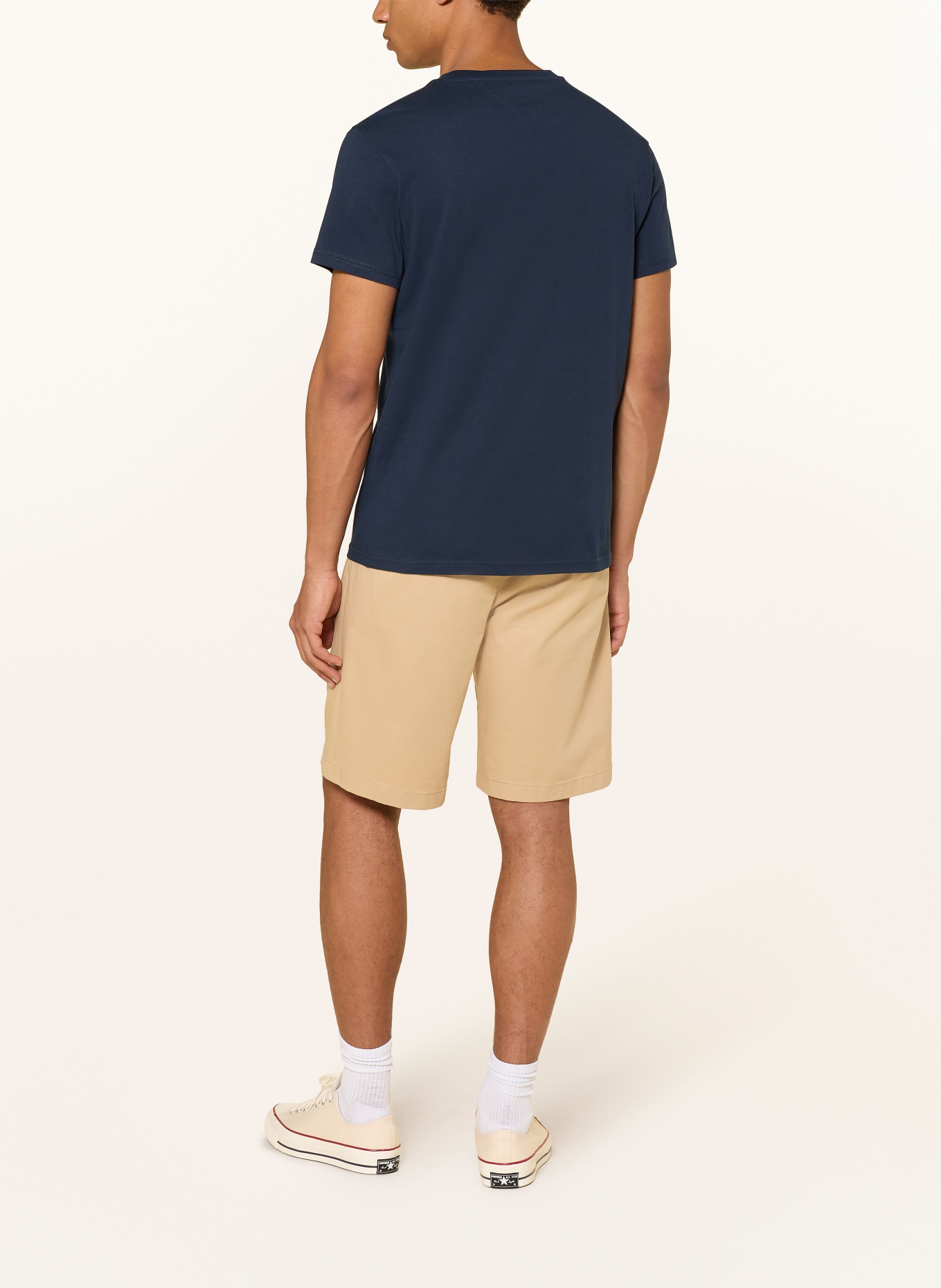 TOMMY JEANS T-Shirt: DUNKELBLAU / WEISS