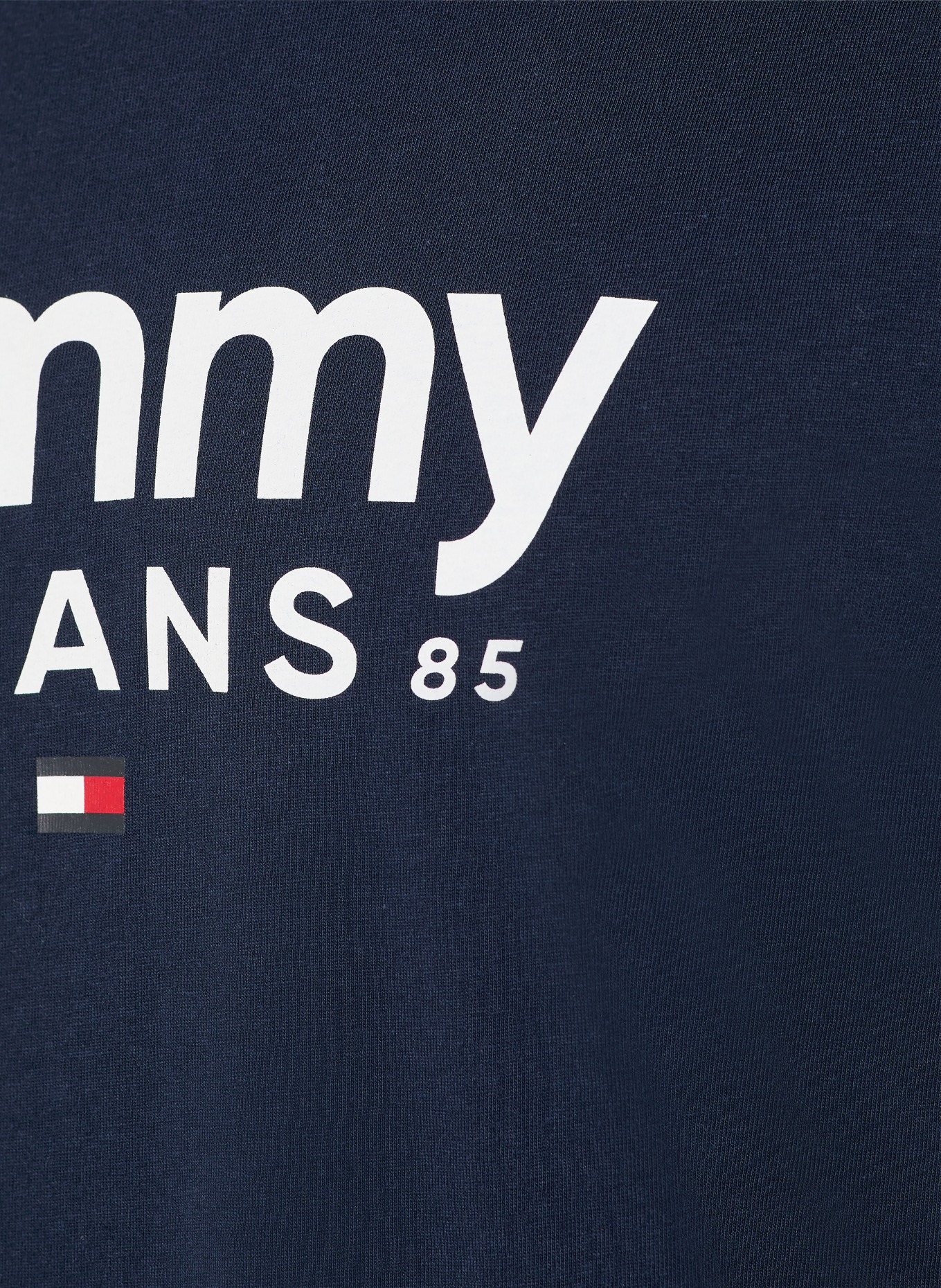 TOMMY JEANS T-Shirt: DUNKELBLAU / WEISS