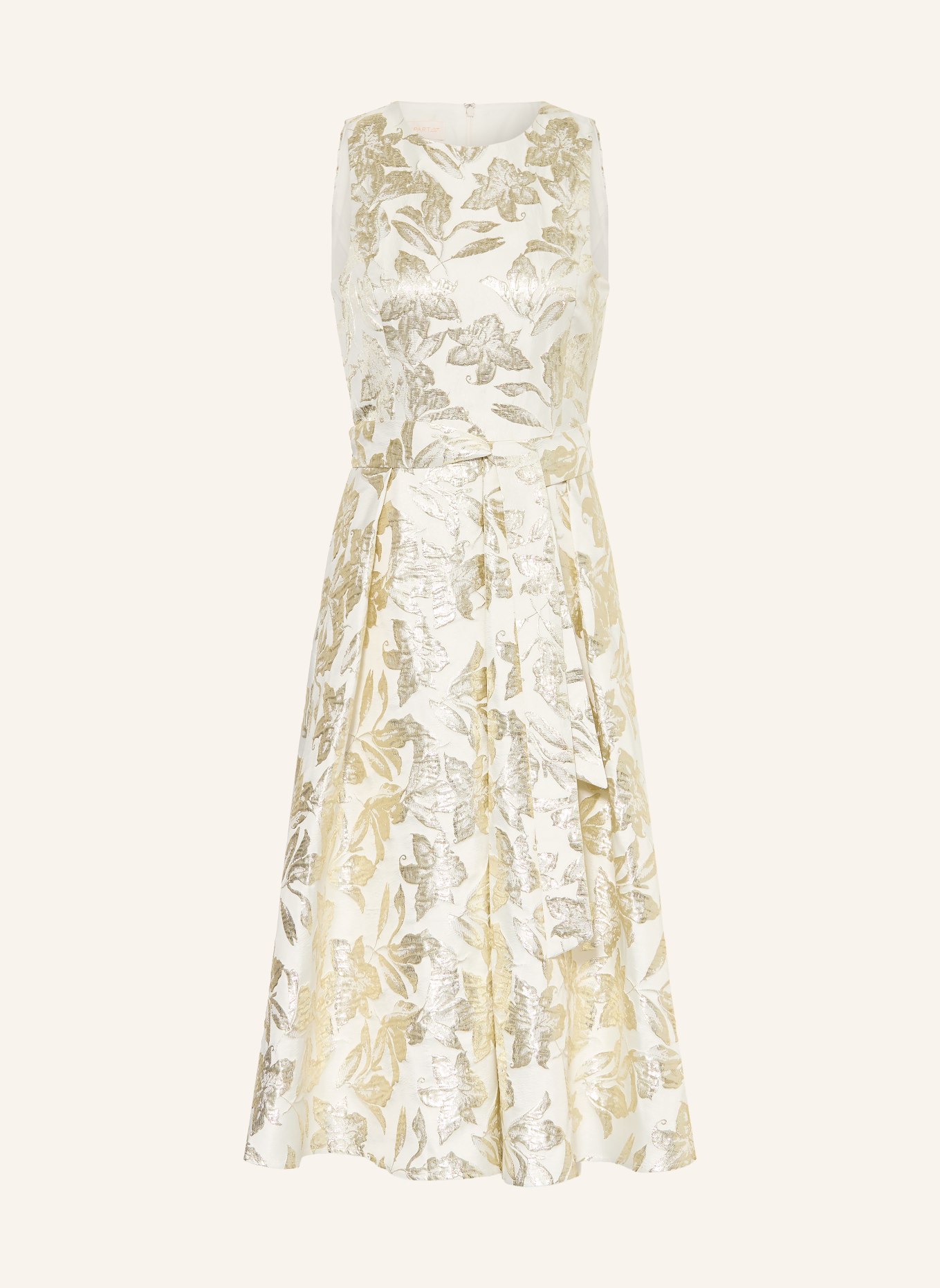 APART Cocktailkleid: ECRU / GOLD