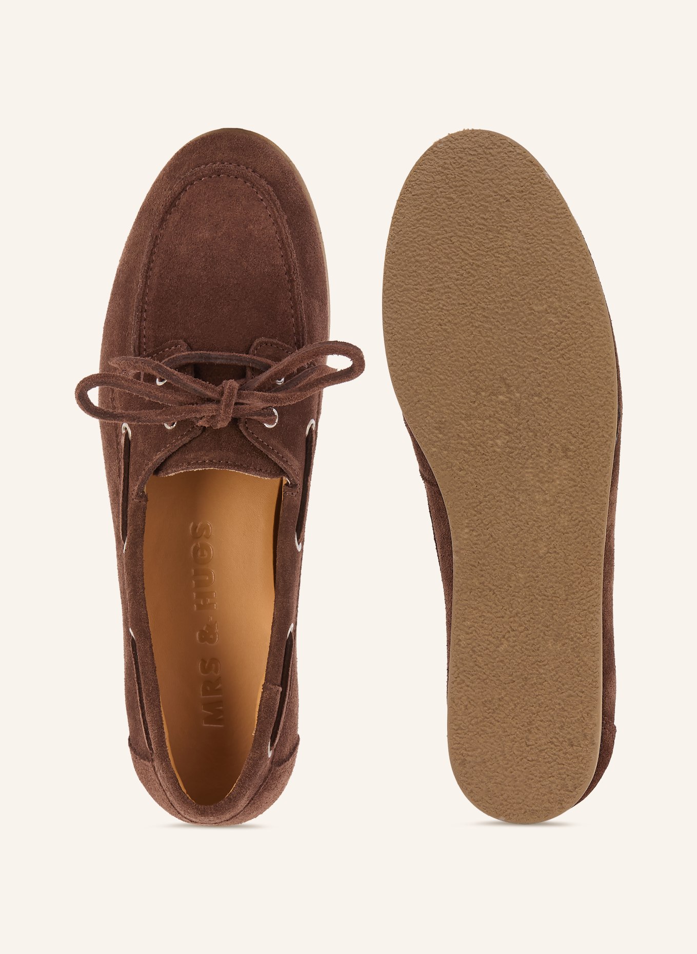 MRS & HUGS Bootsschuhe: DUNKELBRAUN