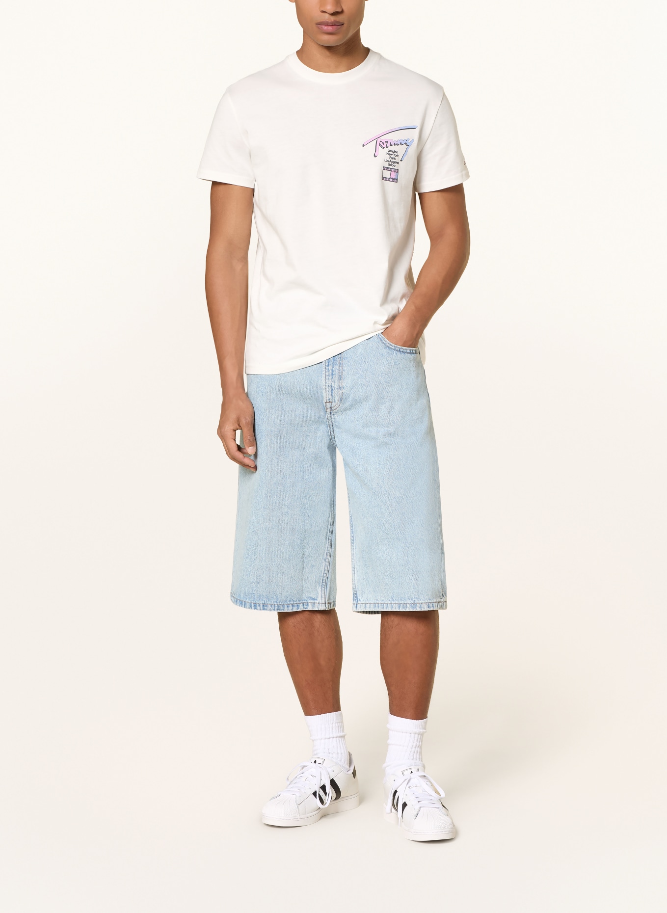 TOMMY JEANS T-Shirt: WEISS