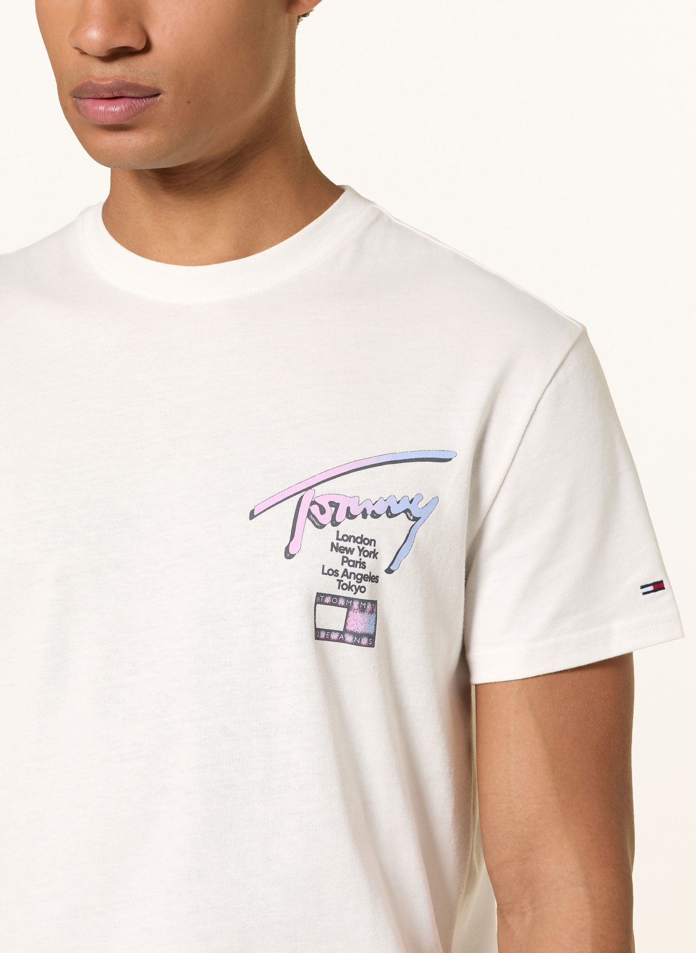 TOMMY JEANS T-Shirt: WEISS