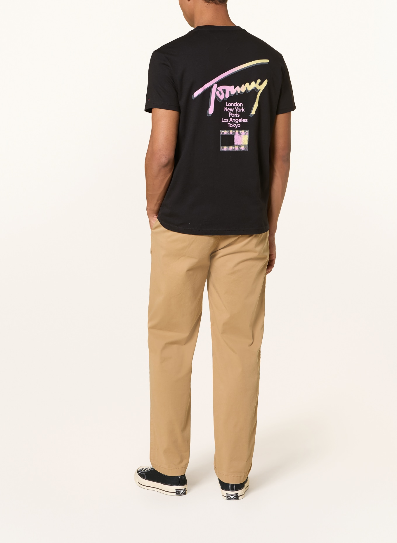 TOMMY JEANS T-Shirt: SCHWARZ