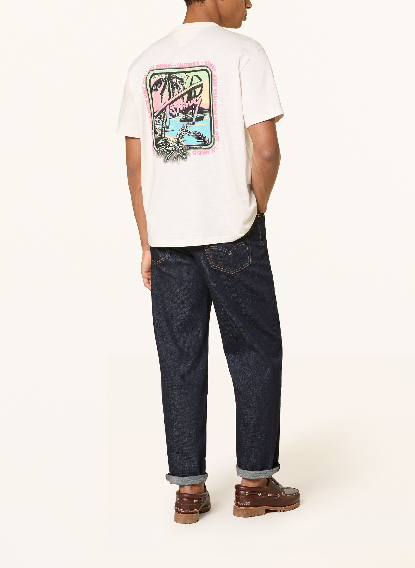 TOMMY JEANS T-Shirt: CREME
