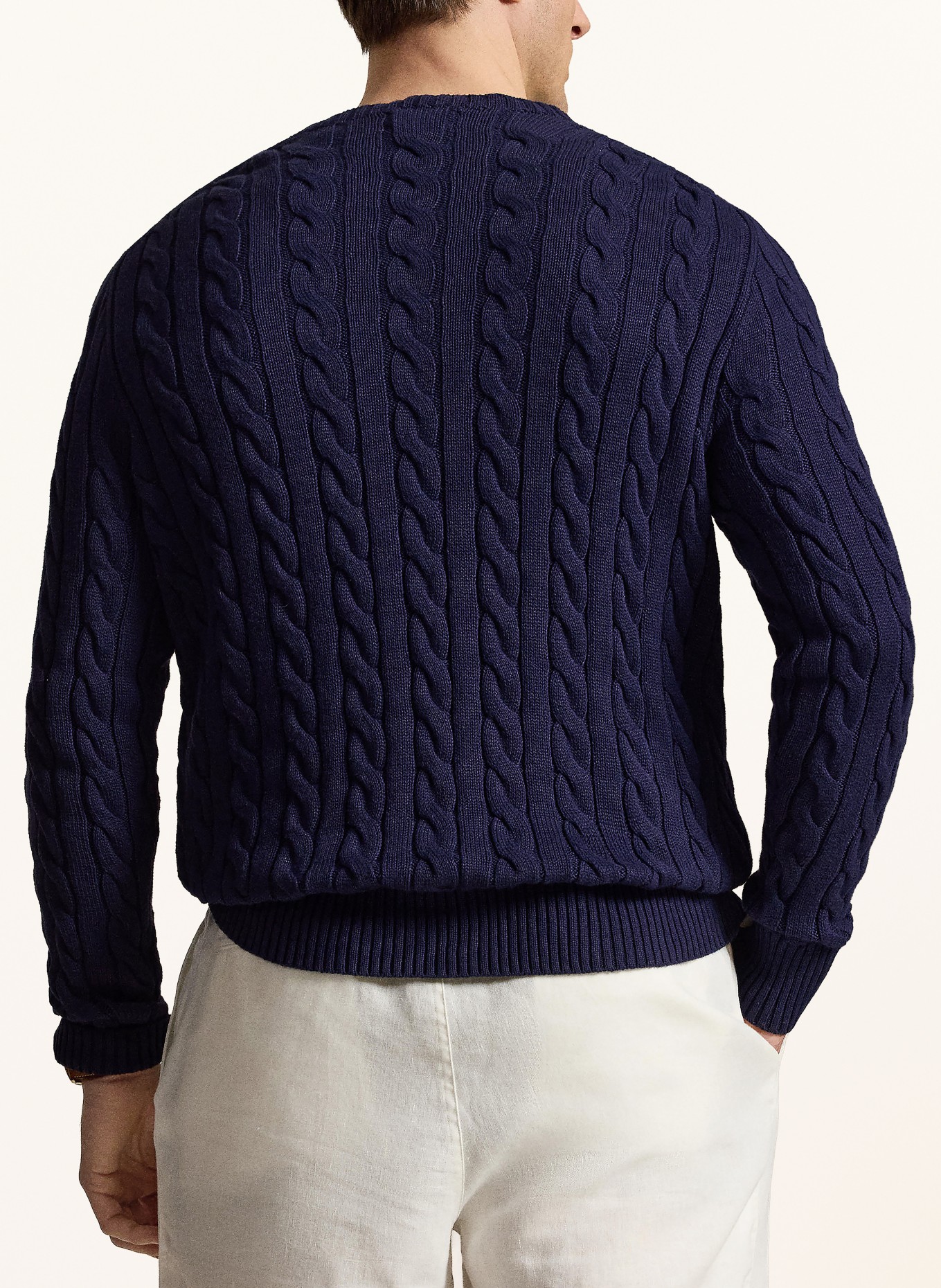 POLO RALPH LAUREN Big & Tall sweater: DARK BLUE