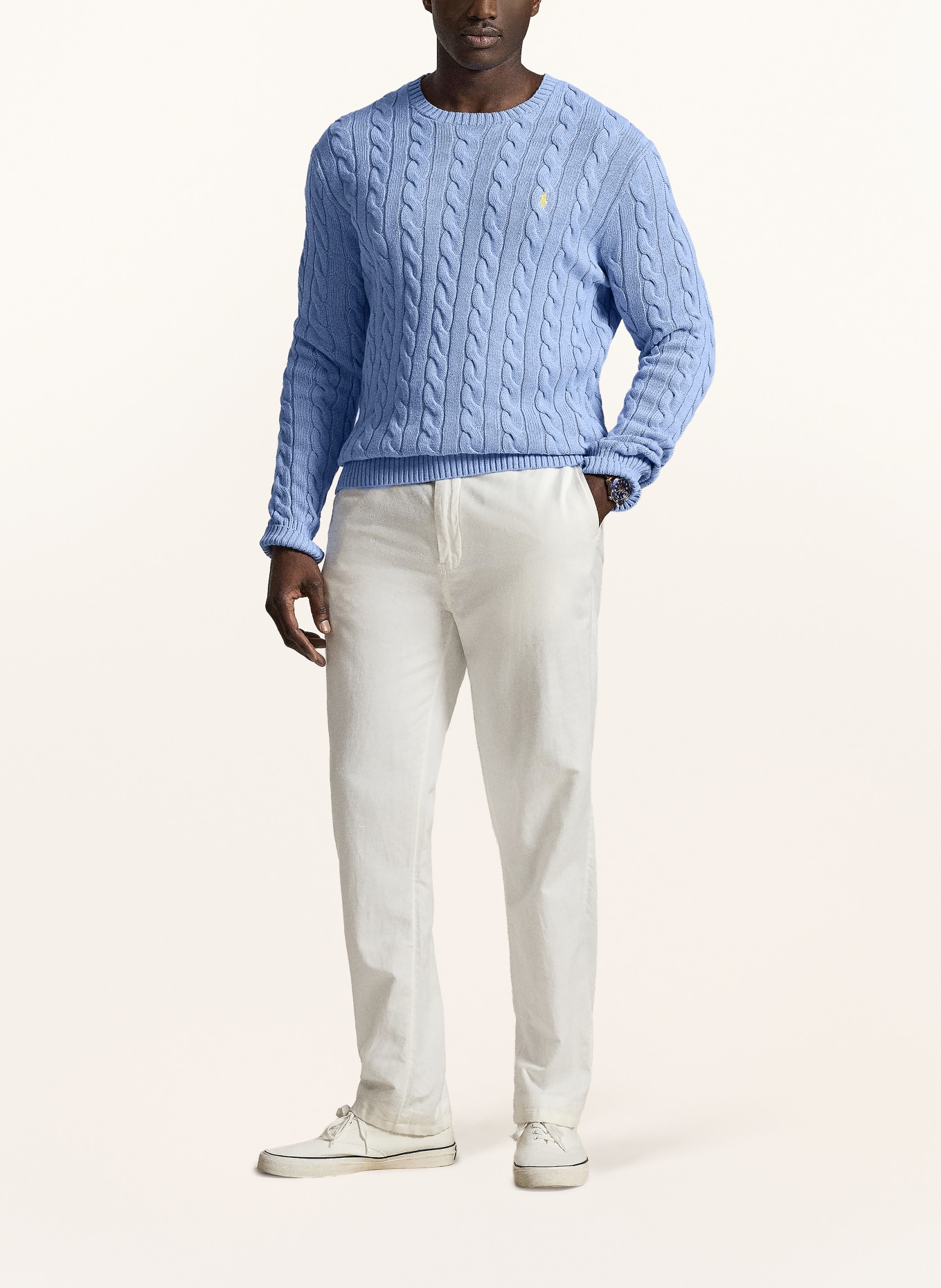 POLO RALPH LAUREN Big & Tall Pullover: HELLBLAU