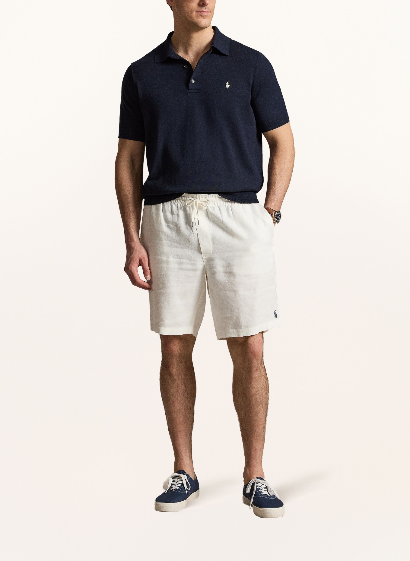 POLO RALPH LAUREN Big & Tall Polo en maille: BLEU FONCÉ