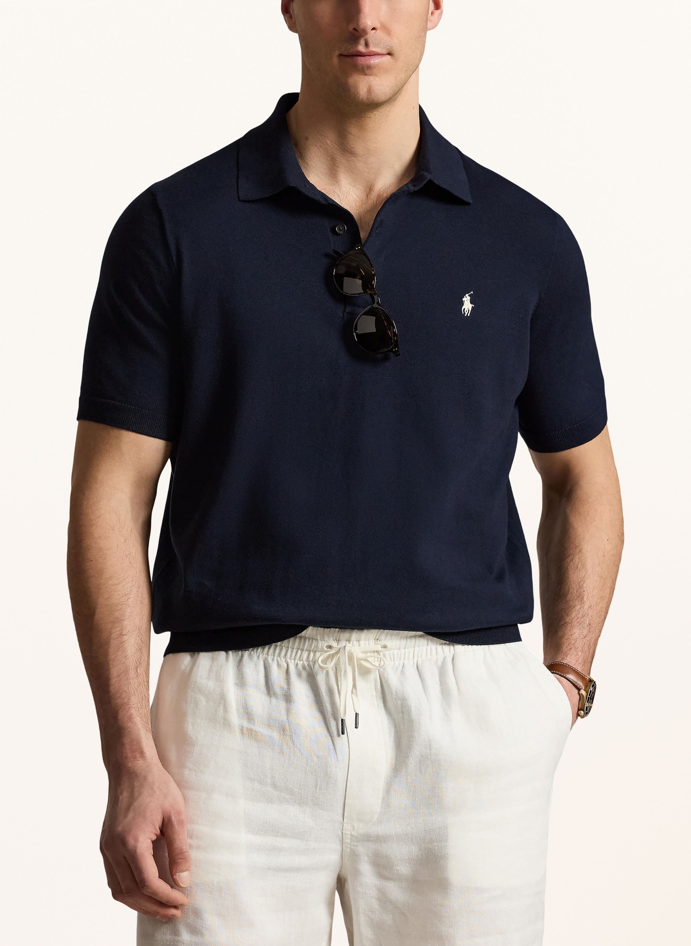 POLO RALPH LAUREN Big & Tall Polo en maille: BLEU FONCÉ