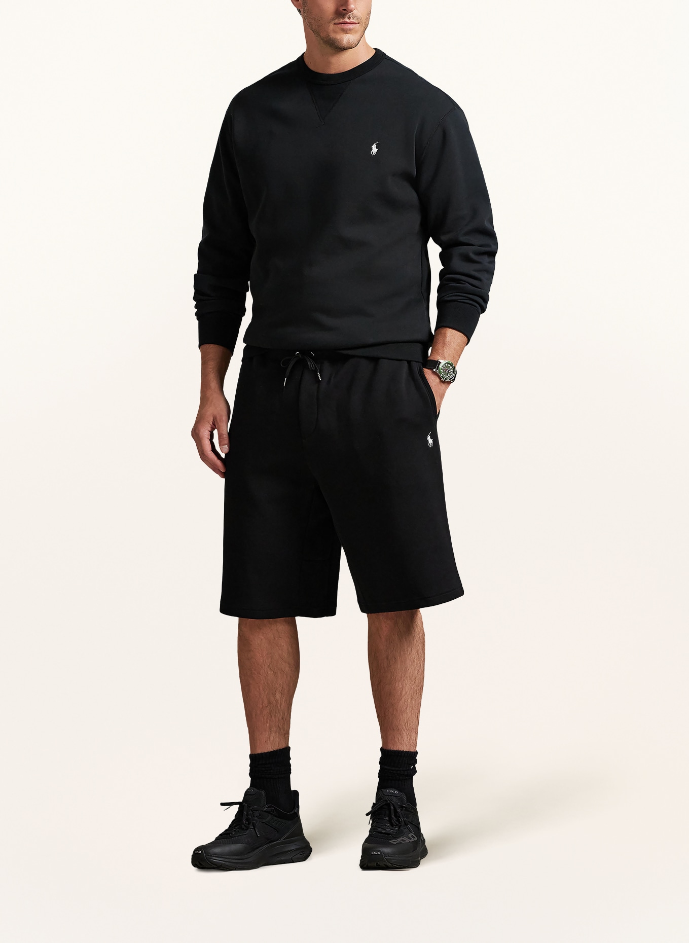 POLO RALPH LAUREN Big & Tall Jerseyshorts: SCHWARZ