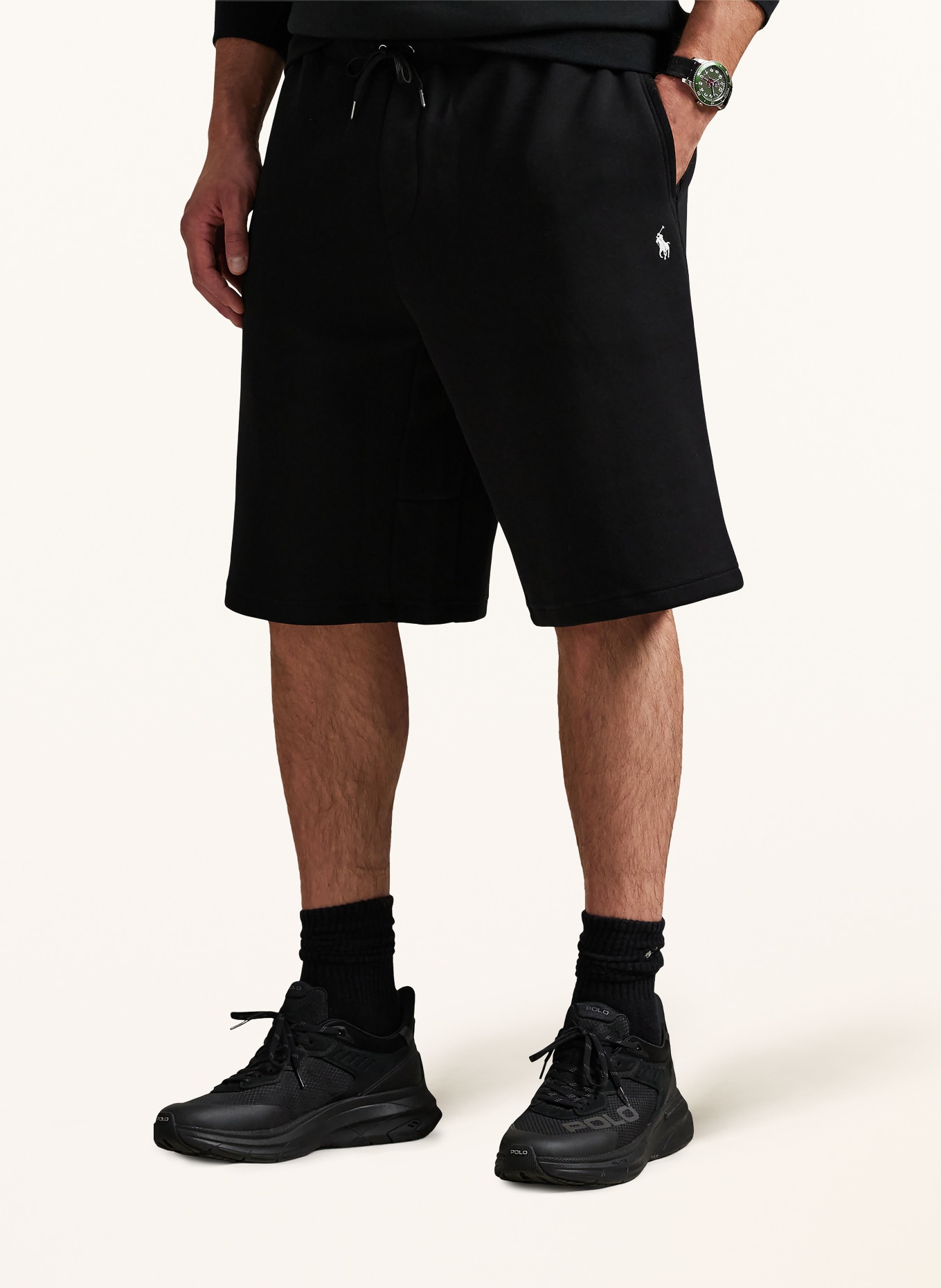 POLO RALPH LAUREN Big & Tall Jerseyshorts: SCHWARZ