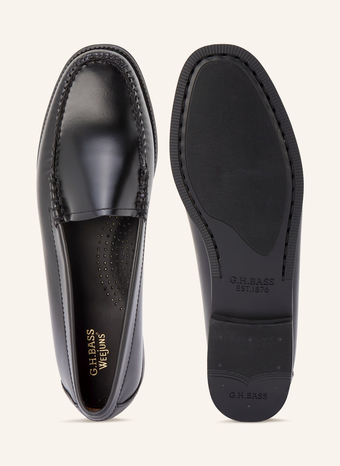 G.H.Bass Mocassins EASY WEEJUN: NOIR