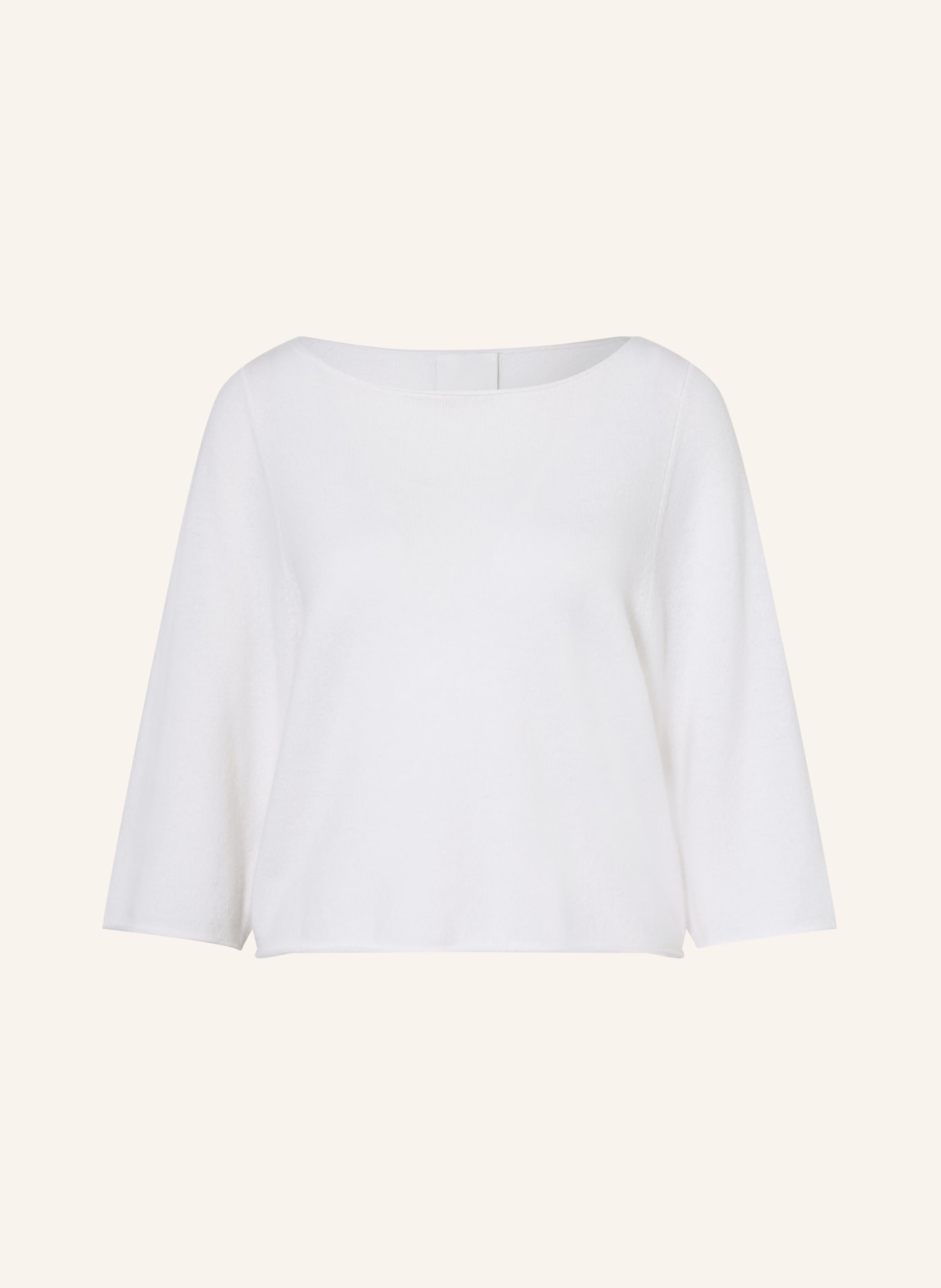 ALLUDE Cashmere-Pullover mit 3/4-Arm: ECRU
