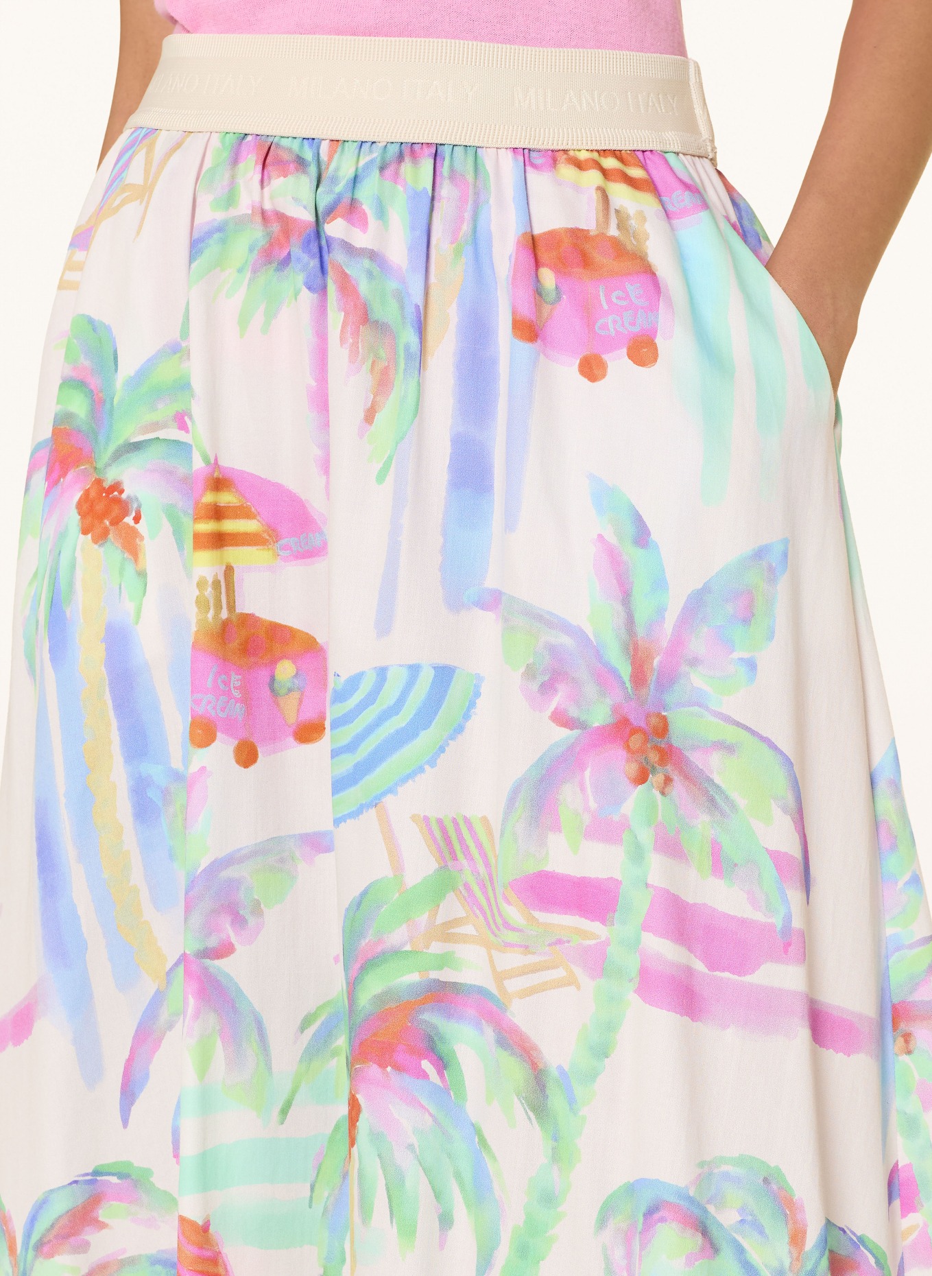 MILANO ITALY Rock: CREME / PINK / HELLGRÜN